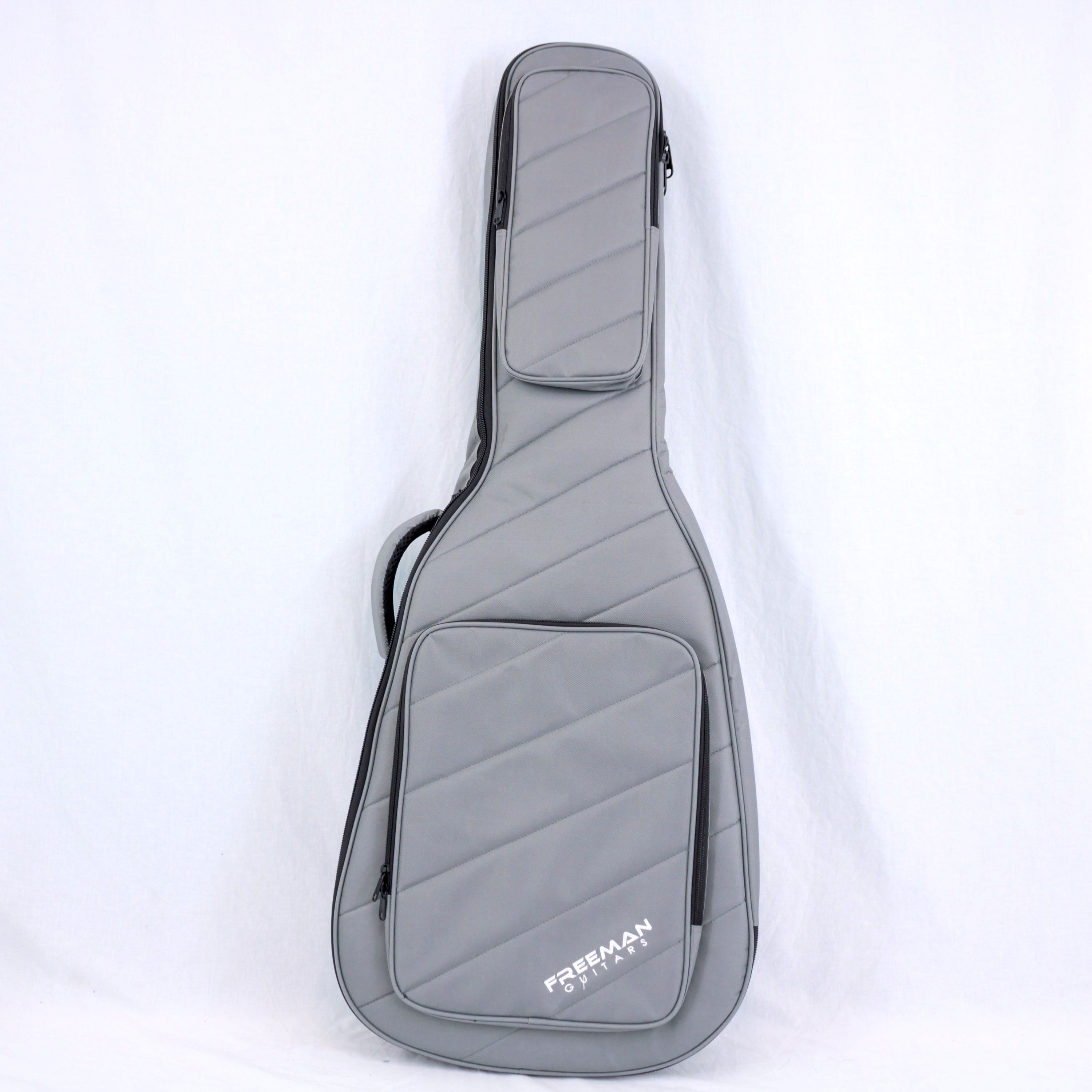 Funda para guitarra folk Freeman color gris OPENBOX