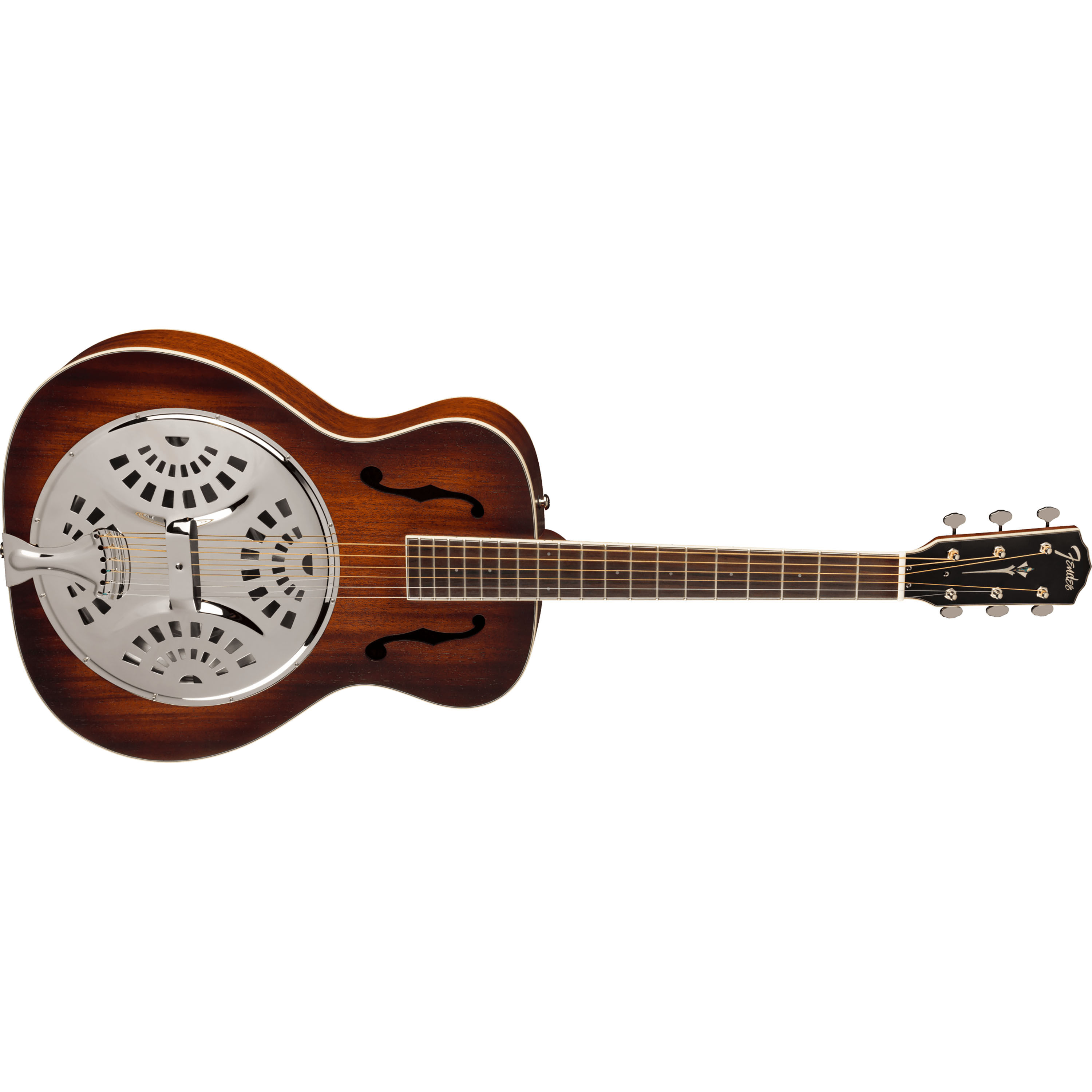 Guitarra acústica Fender PR-180E Resonator - Aged Cognac Burst foto 4