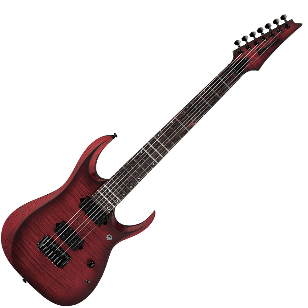 Guitarra Eléctrica 7 Cuerdas Ibanez RGA Standard RGD721FA WUF - Stained Wine Red Burst Flat