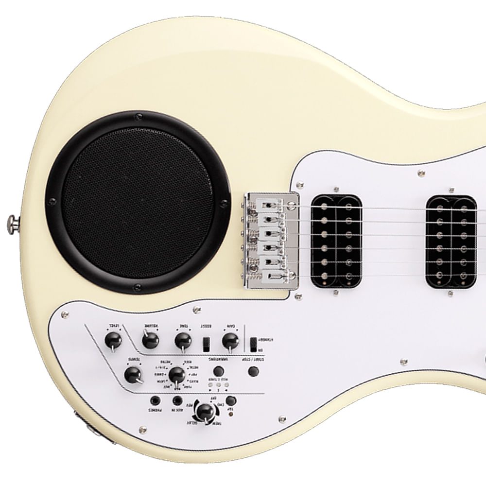 Guitarra Eléctrica Con Altavoz Incorporado Vox APC-2 - White foto 3