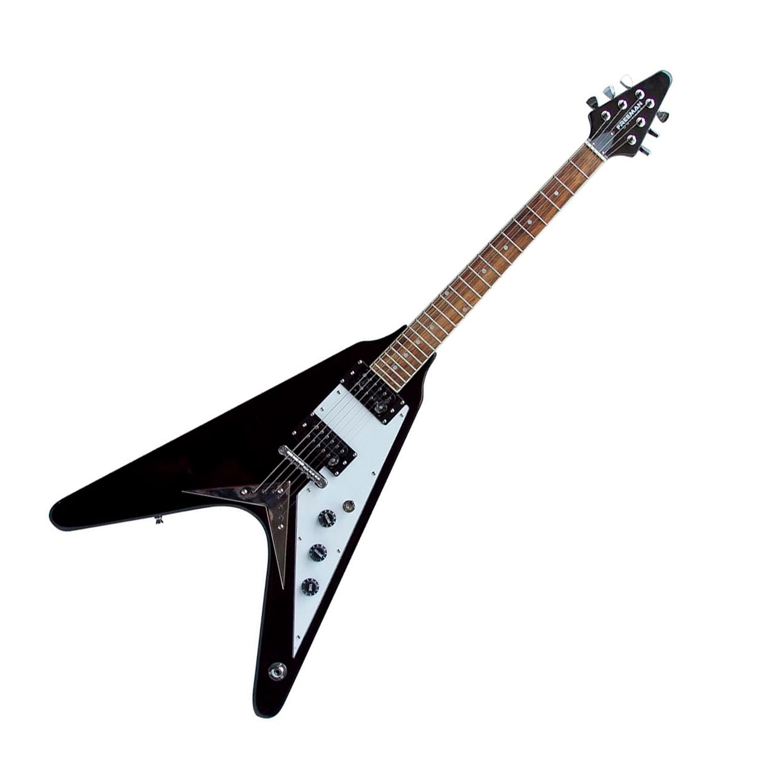 Guitarra Eléctrica Flying V Freeman FRFV300 - Negro