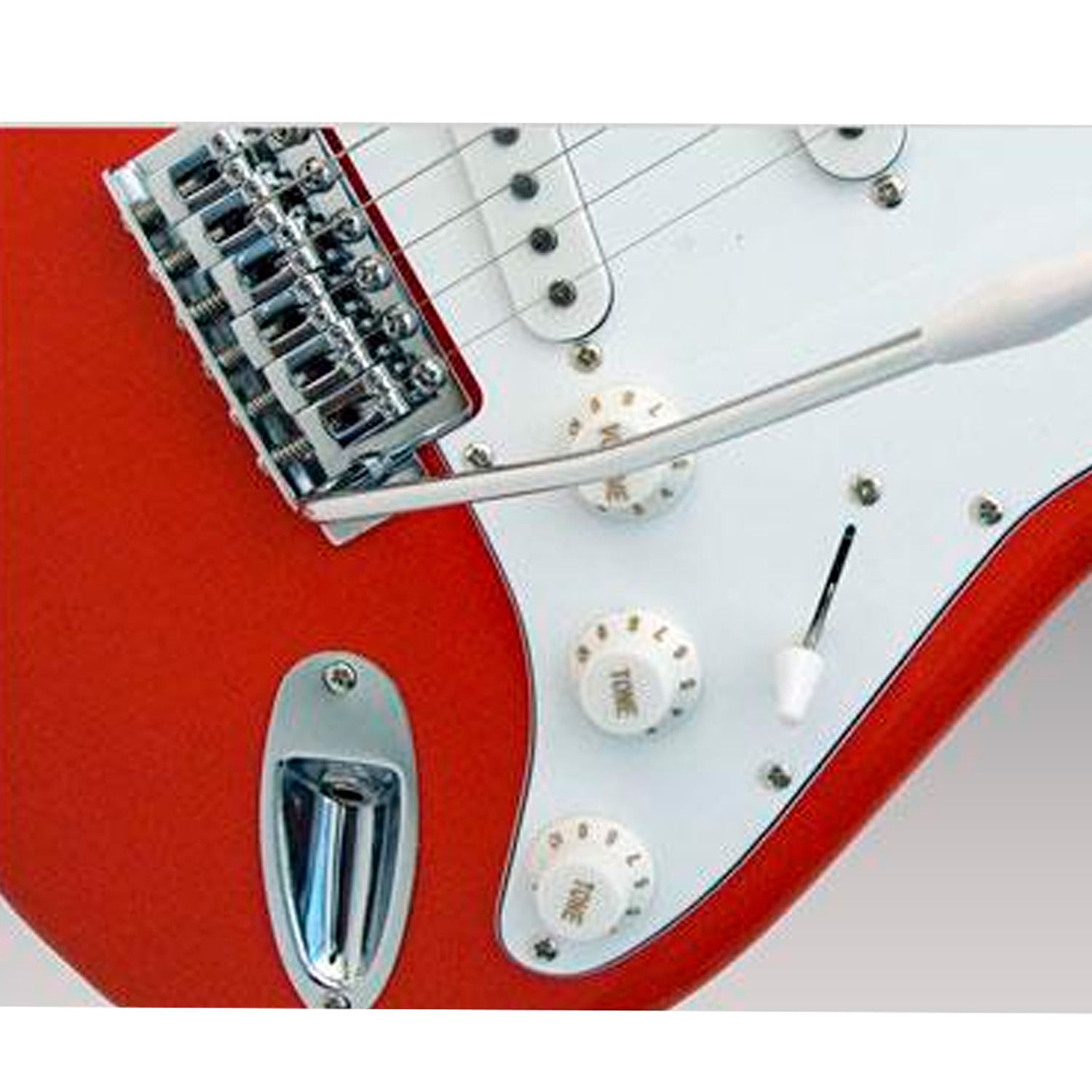 Guitarra eléctrica Freeman FREG1003 color rojo foto 3