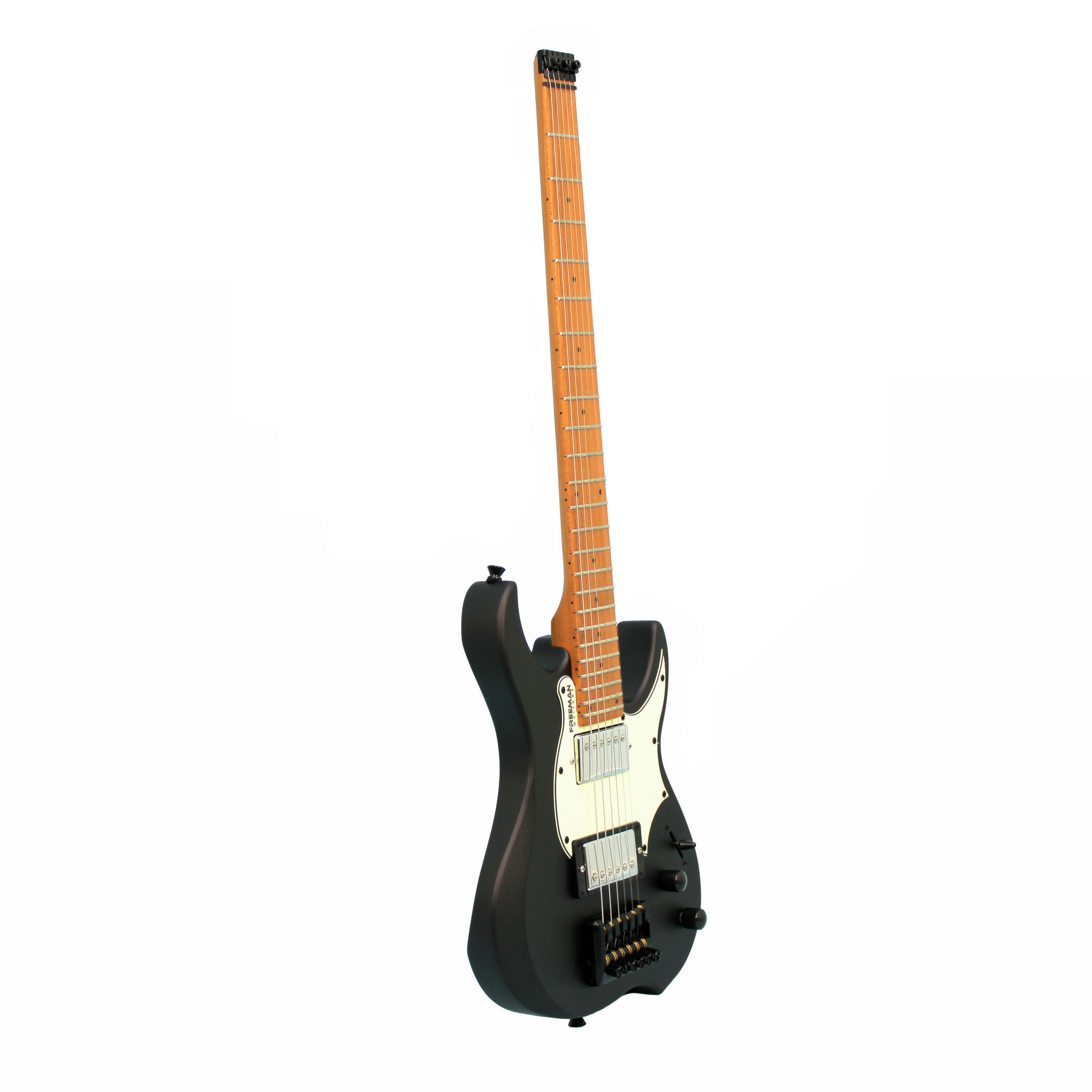 Guitarra Eléctrica Freeman Headless HG10 - Satin Black foto 2
