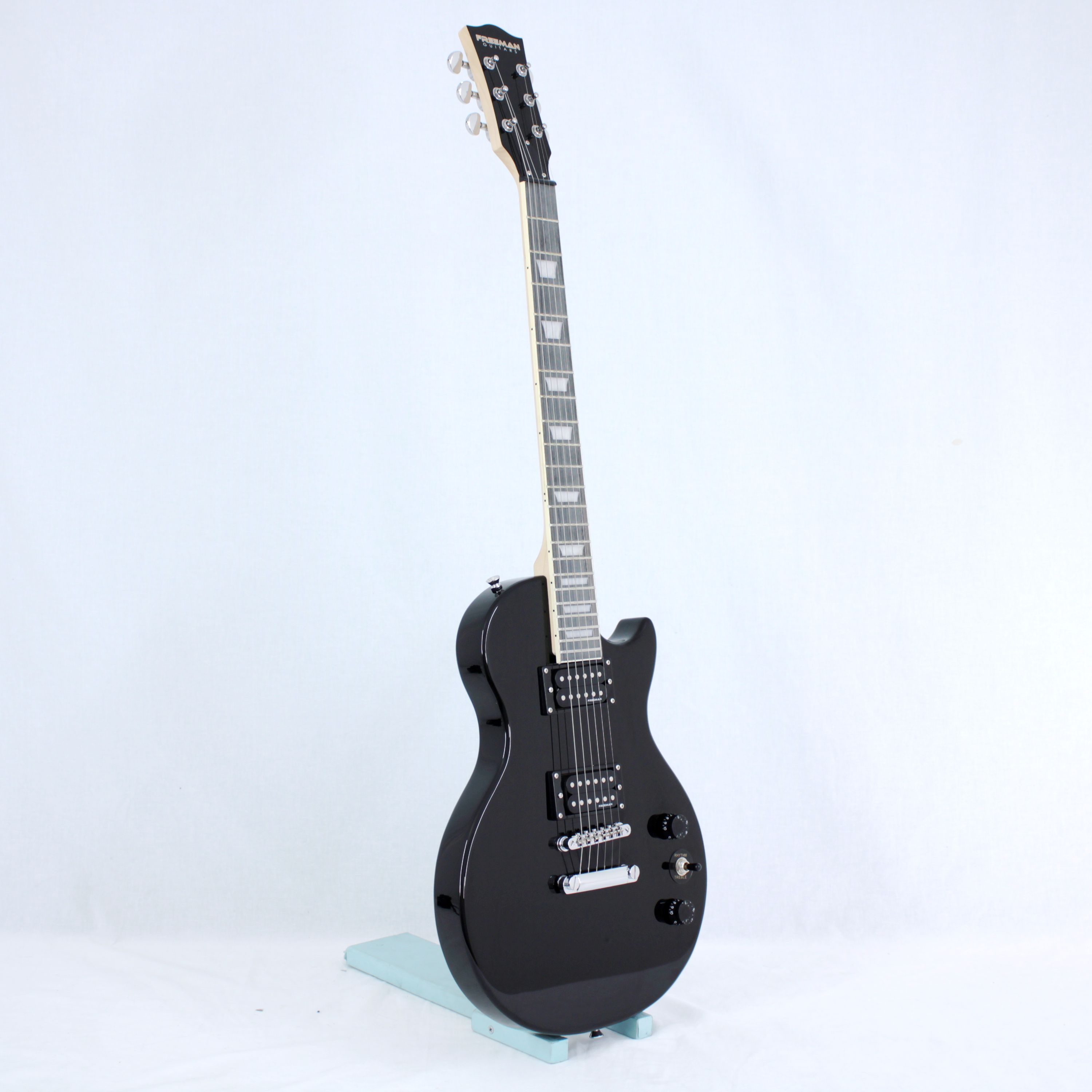 Guitarra eléctrica Freeman LP SLP-100 Negra OPENBOX foto 2