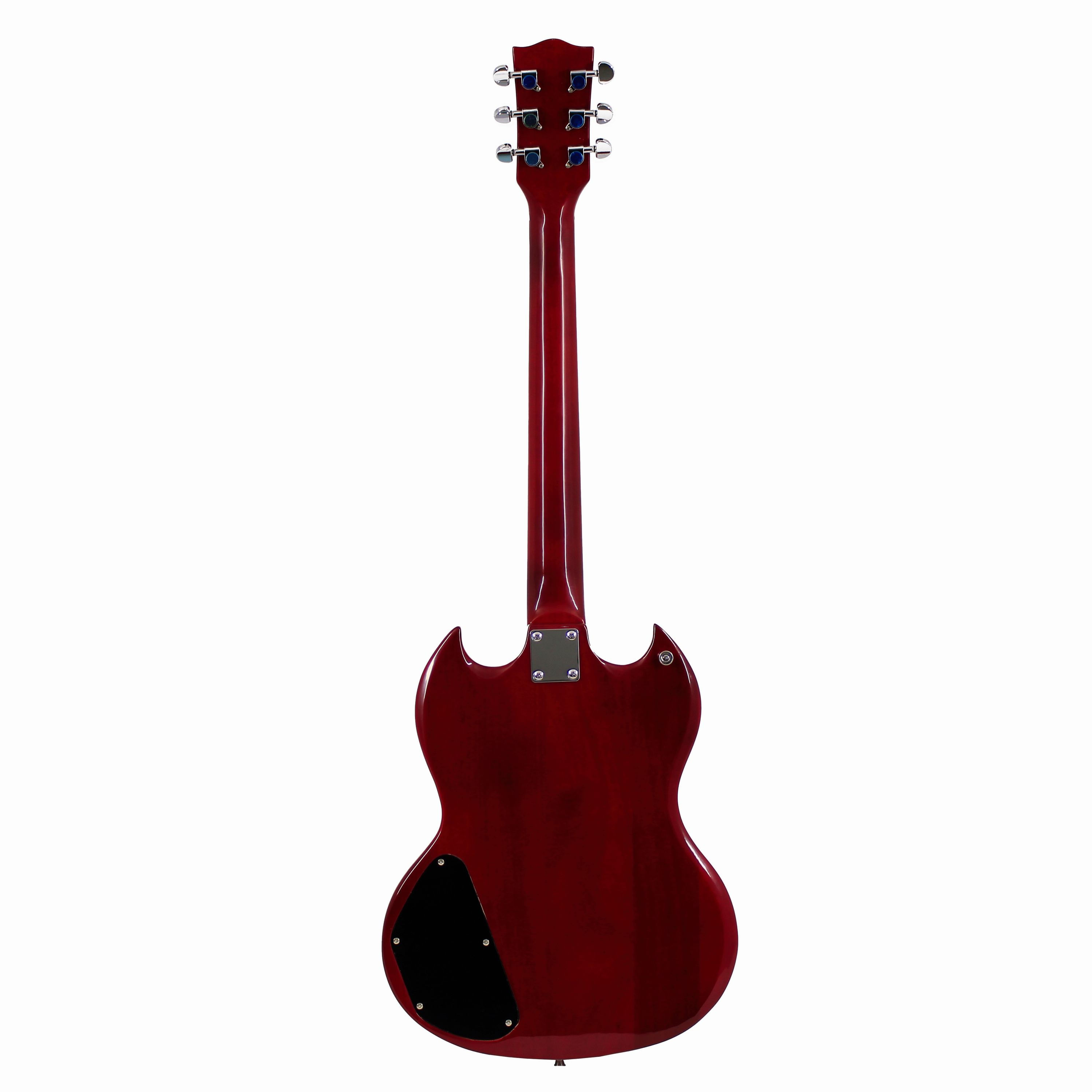 Guitarra Eléctrica Freeman SG SSG-10 - Wine Red Gloss foto 2