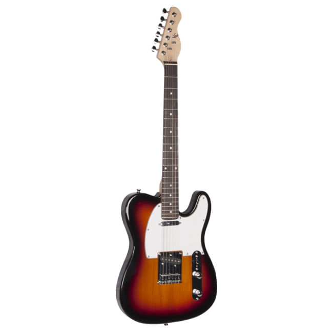 Guitarra eléctrica Freeman TELE-E23 3ST - color sunburst foto 2