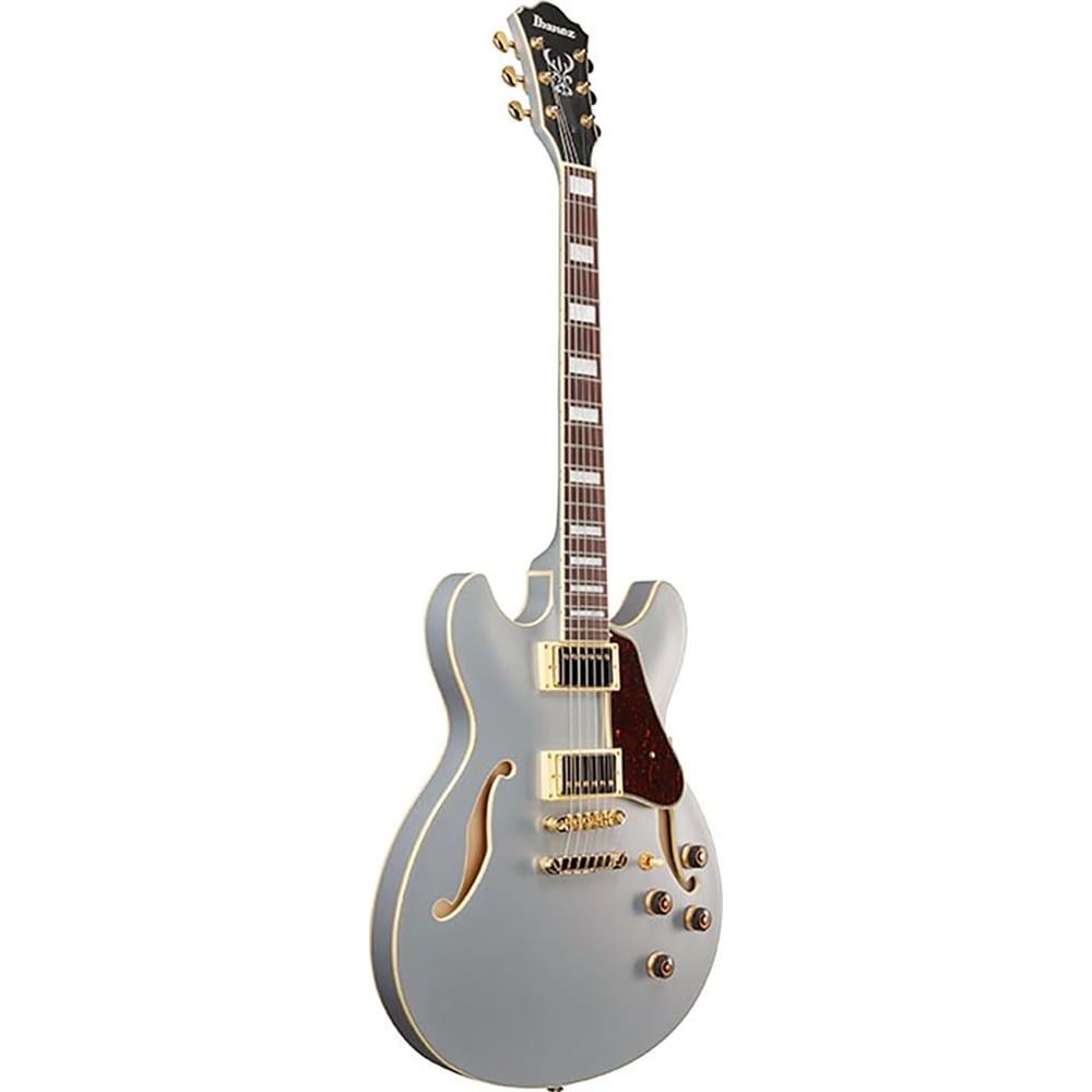 Guitarra Eléctrica Hollow Body Ibanez AS Artcore AS73G MSF - Moonstone Silver Flat foto 3
