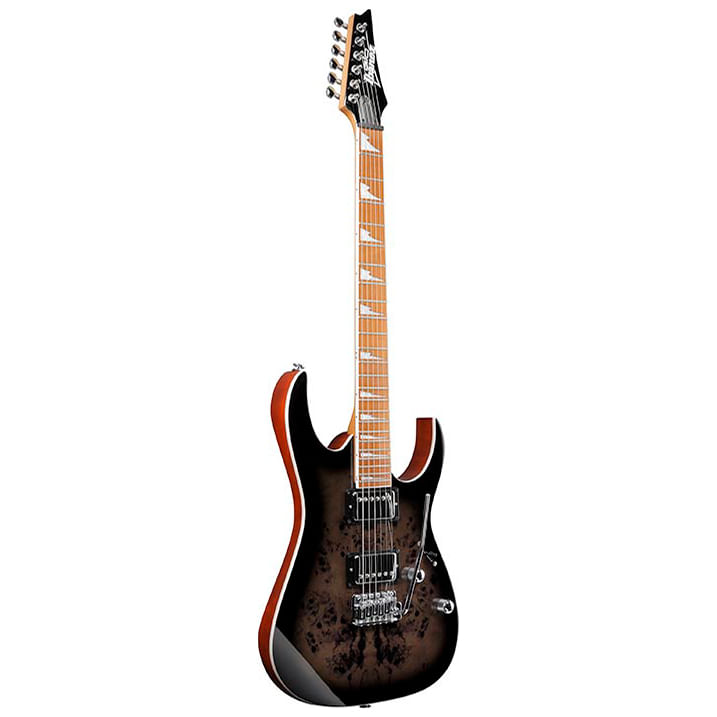Guitarra eléctrica Ibanez GRG220PA1 - Transparent Brown Black Burst foto 2