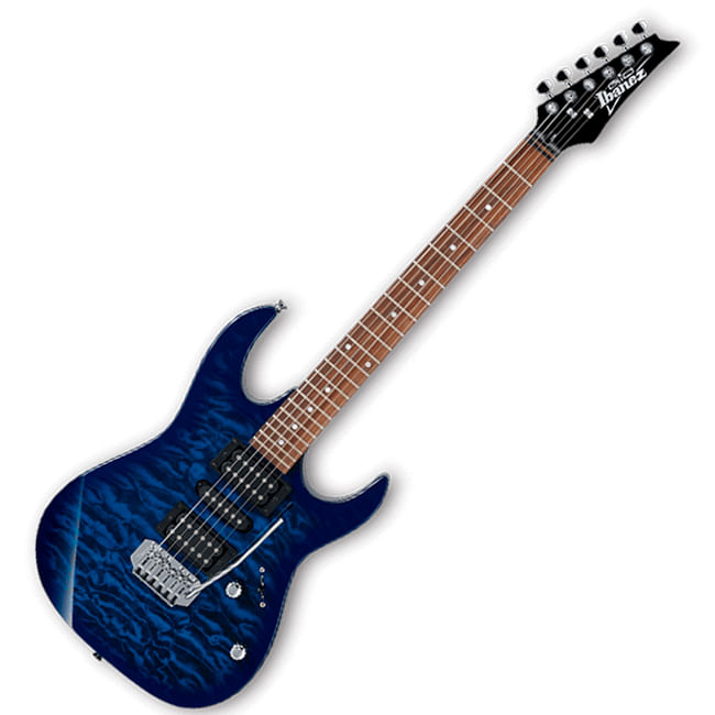 Guitarra eléctrica Ibanez GRX70QA - Transparent Blue Burst