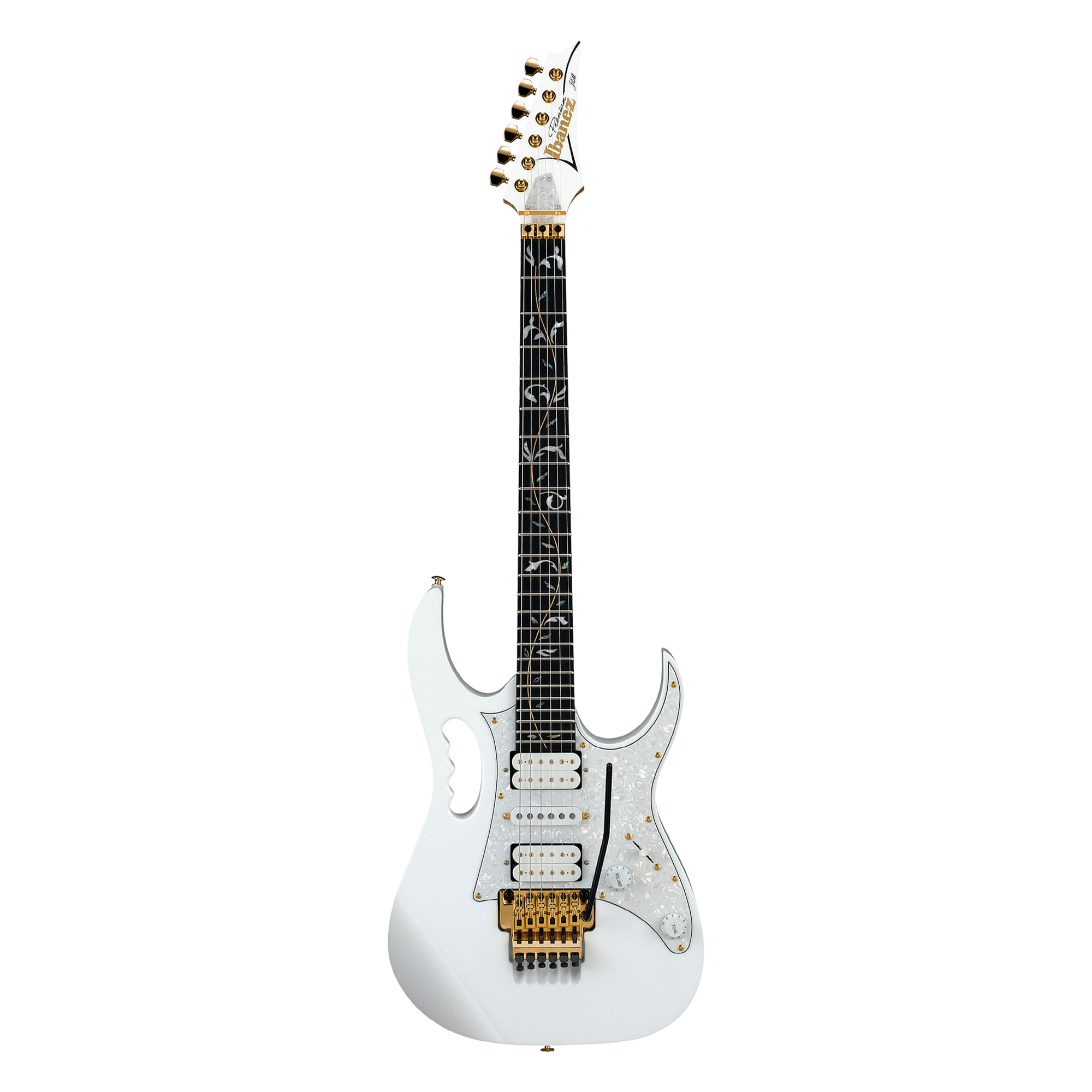Guitarra eléctrica Ibanez JEM7VP Signature Steve Vai - White foto 3