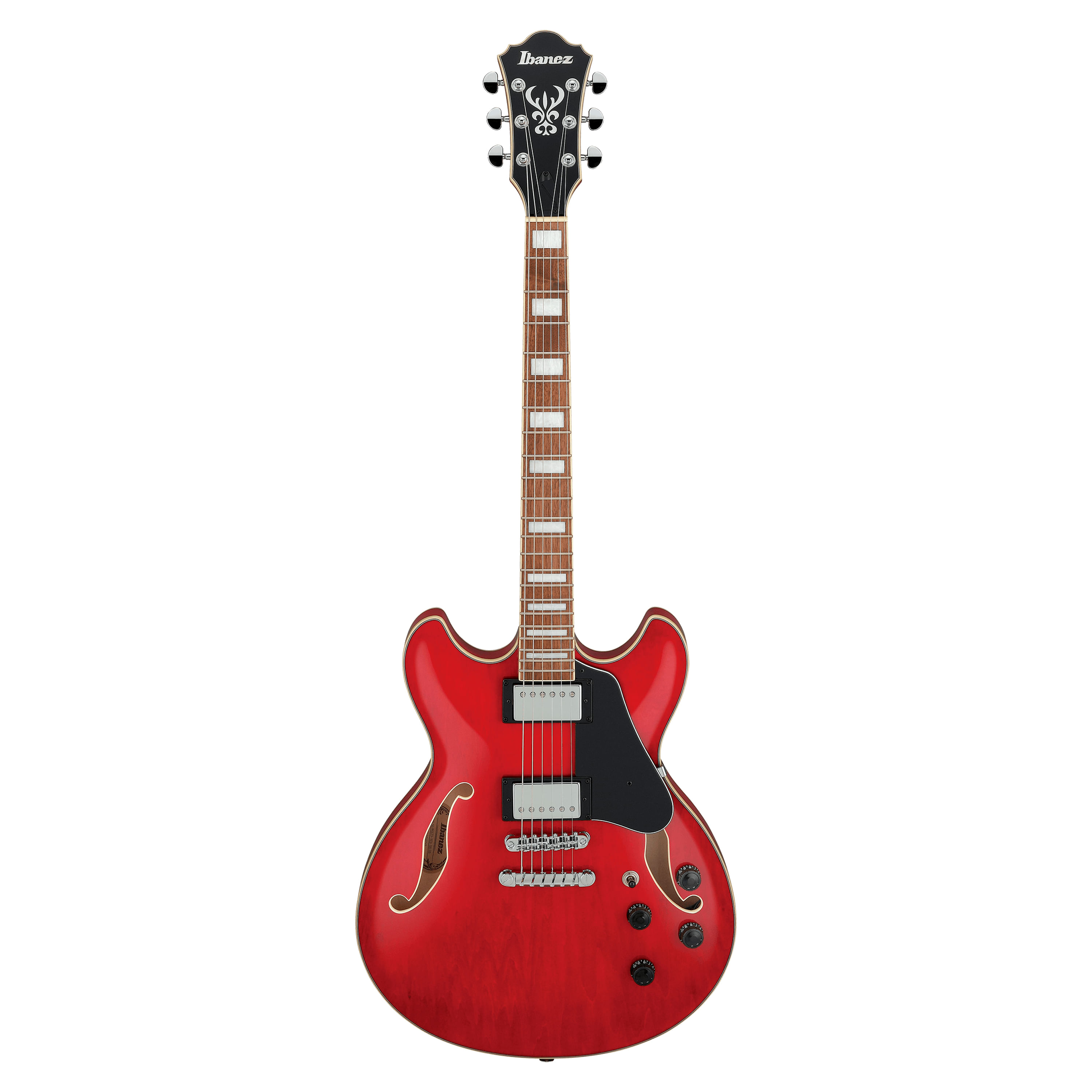 Guitarra Eléctrica Ibanez Semi-hollow AS73 - Transparent Cherry Red foto 3