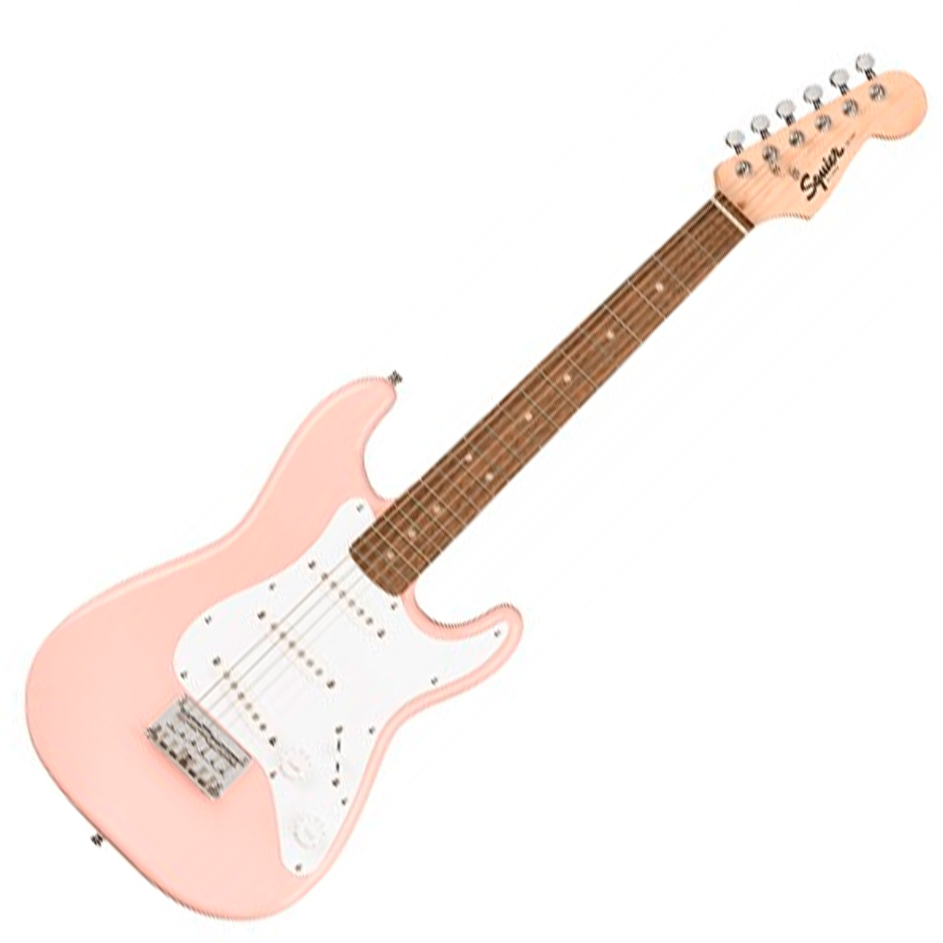 Guitarra eléctrica para niño Squier SQ Mini Strat color Shell Pink