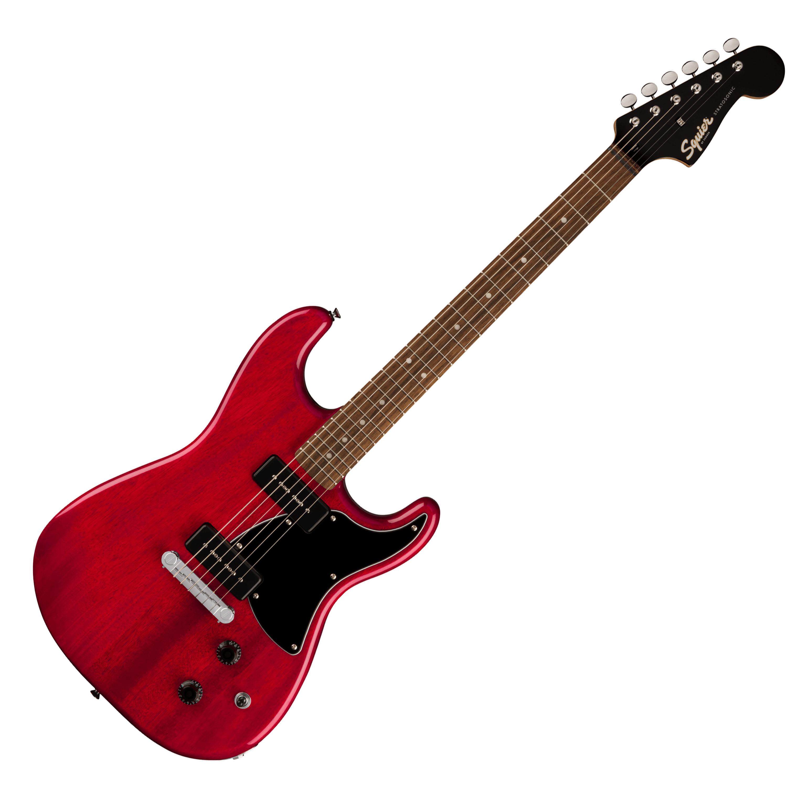 Guitarra eléctrica Squier Paranormal Strat-O-Sonic™ - Crimson Red Transparent