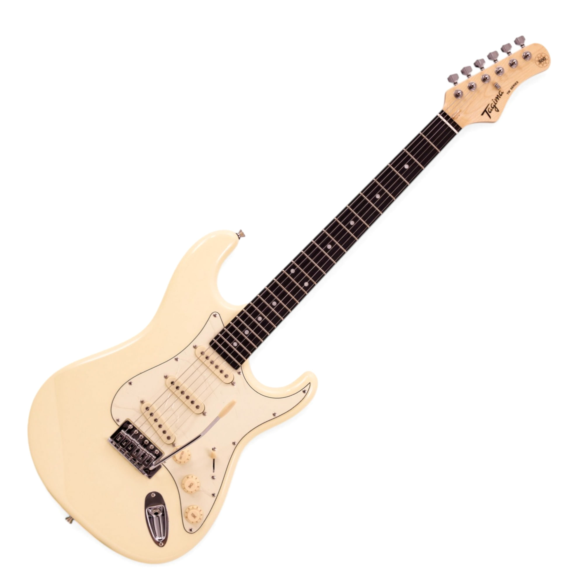 Guitarra eléctrica Tagima TG-500 OWH DF AWH - Olympic White