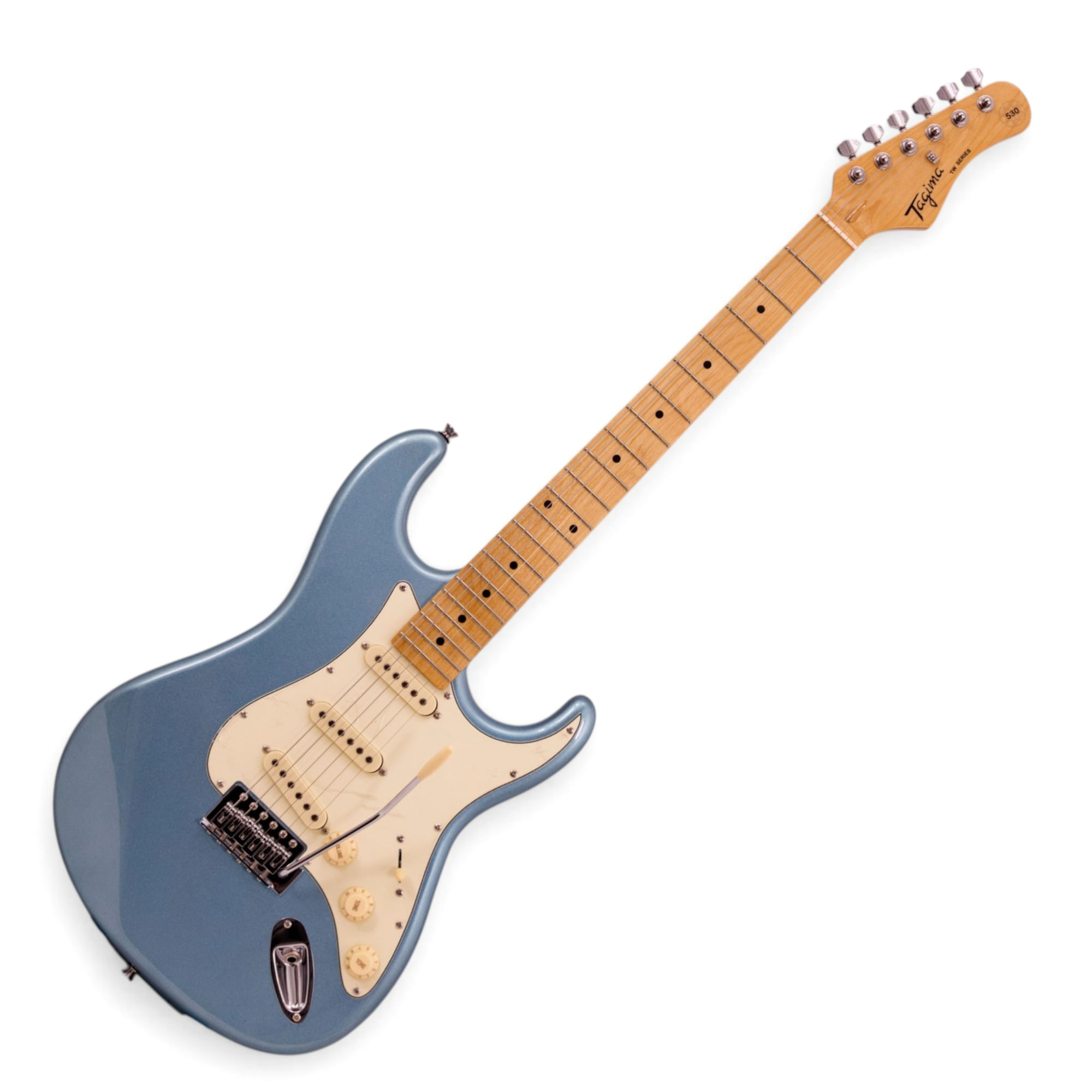 Guitarra eléctrica Tagima TG-530 LPB LF AWH - Lake Placid Blue