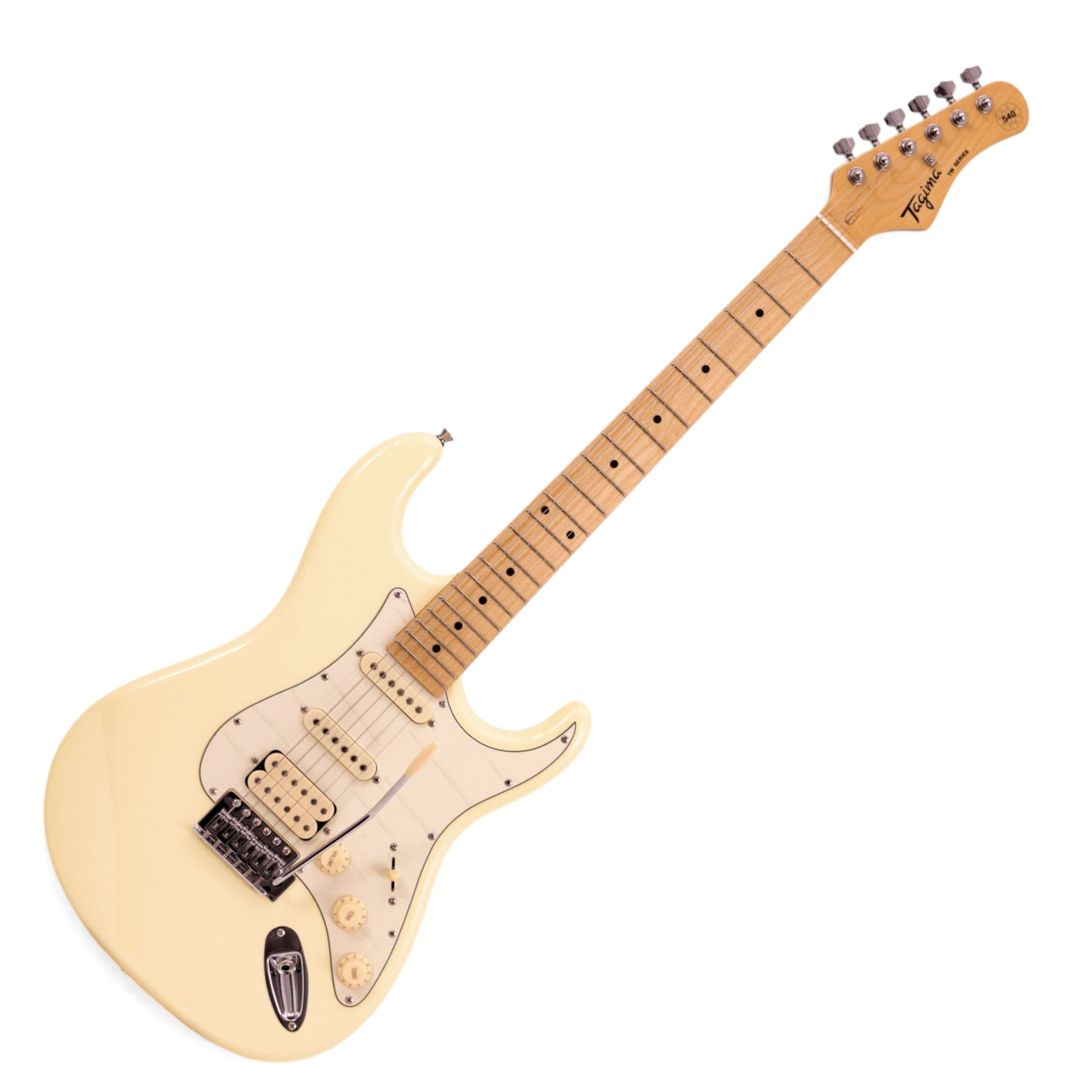 Guitarra eléctrica Tagima TG-540 OWH LF AWH - Olympic White