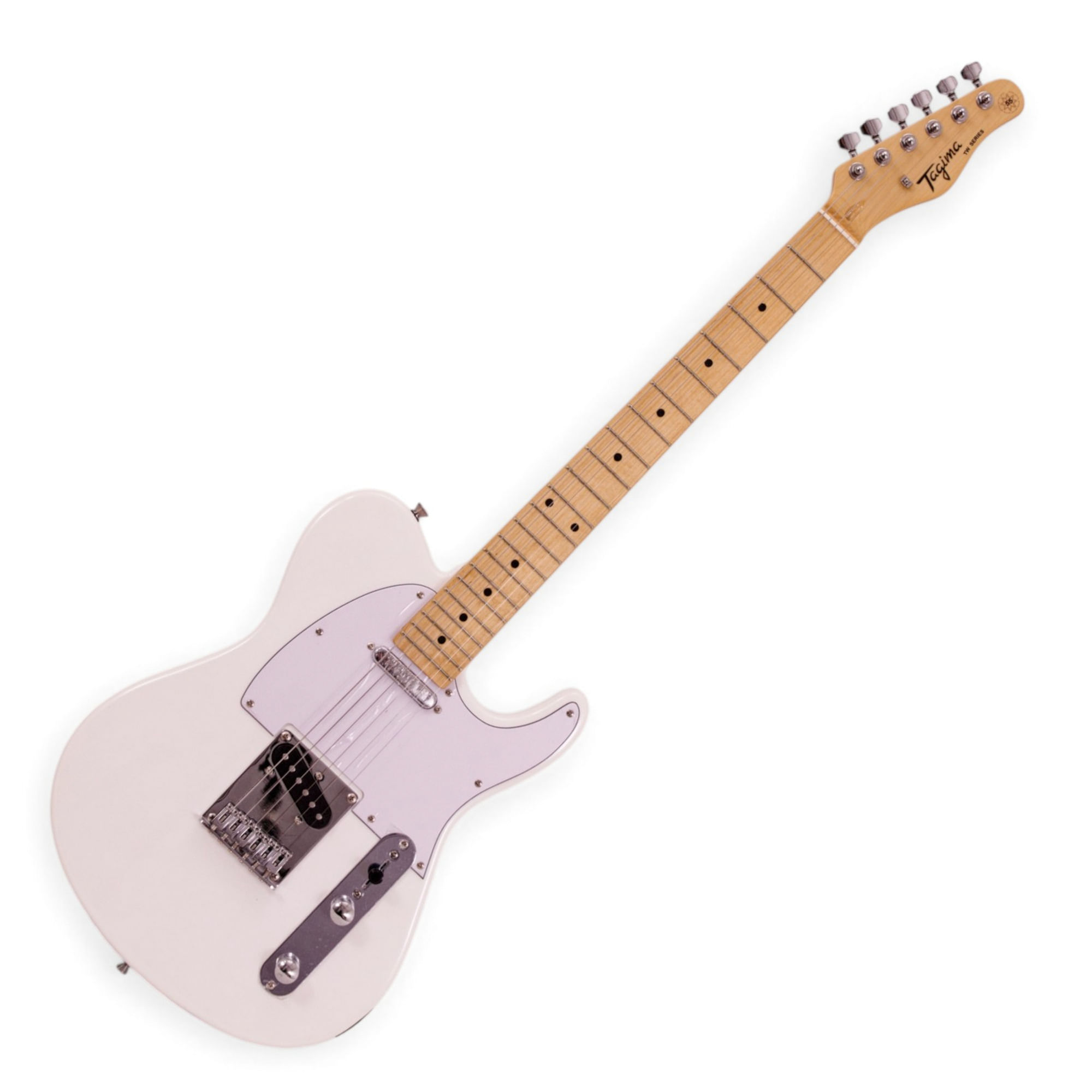 Guitarra eléctrica Tagima TW-55 PWH LF WH - Polar White