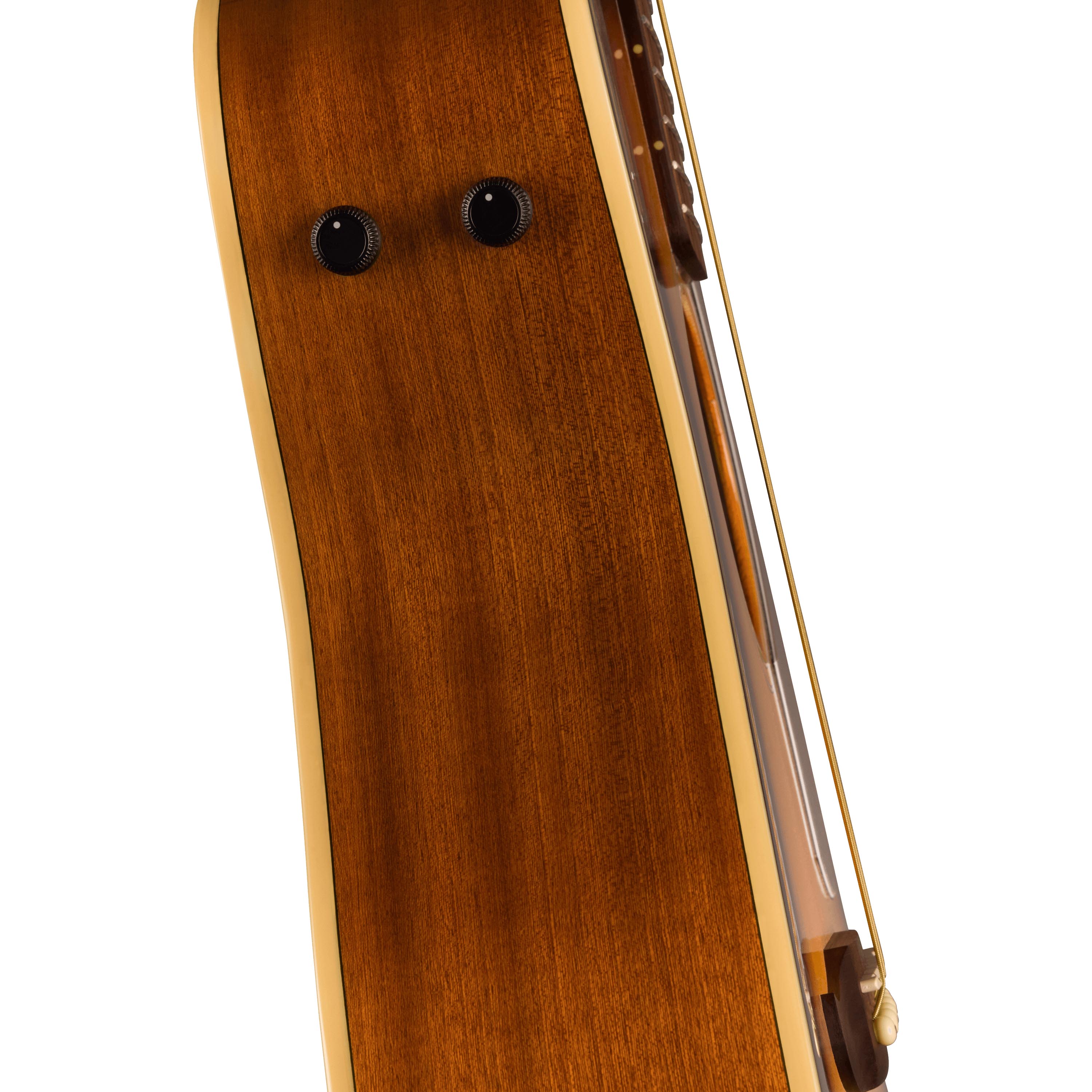 Guitarra electroacústica Fender escala corta Malibu Player - Sunburst foto 5