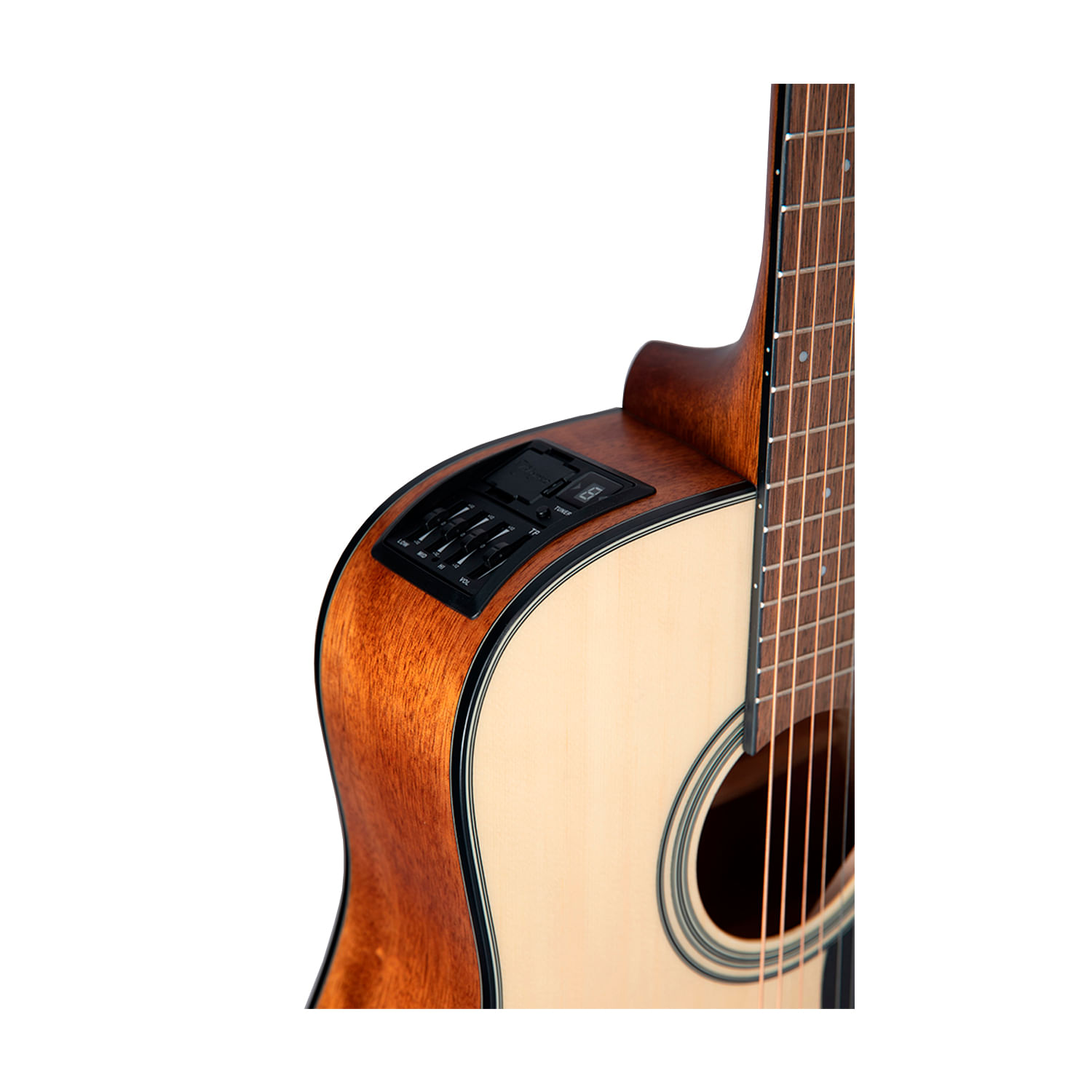 Guitarra electroacústica Takamine Folk GLD12E NS - Madera Clara foto 5