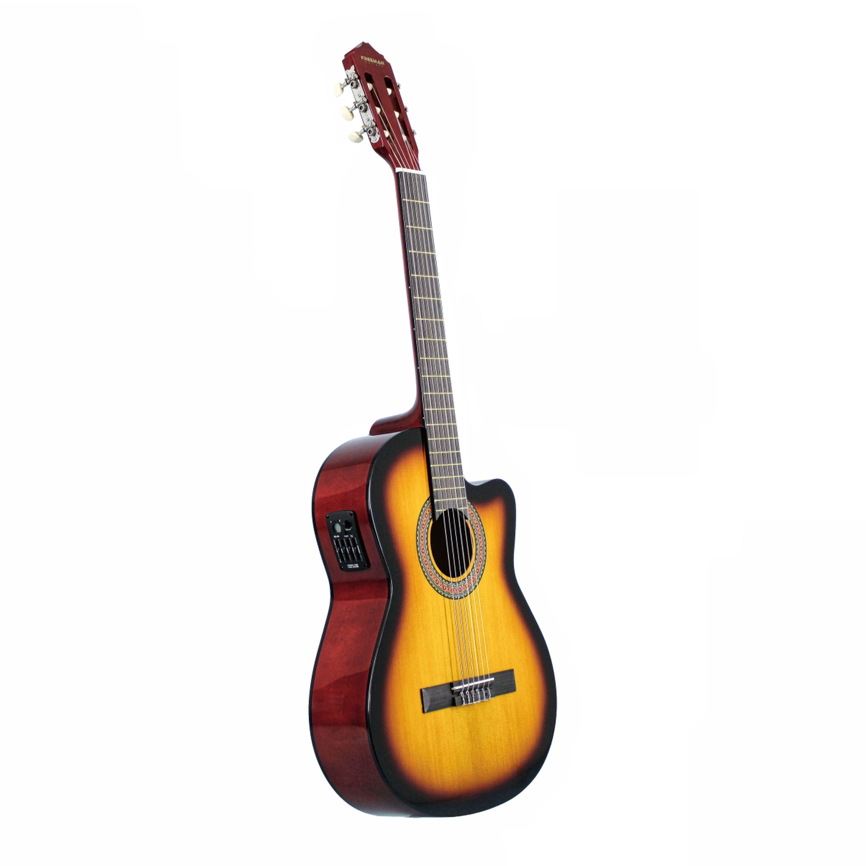 Guitarra Electroacústica Freeman FR-CG44CEQ - Sunburst foto 2