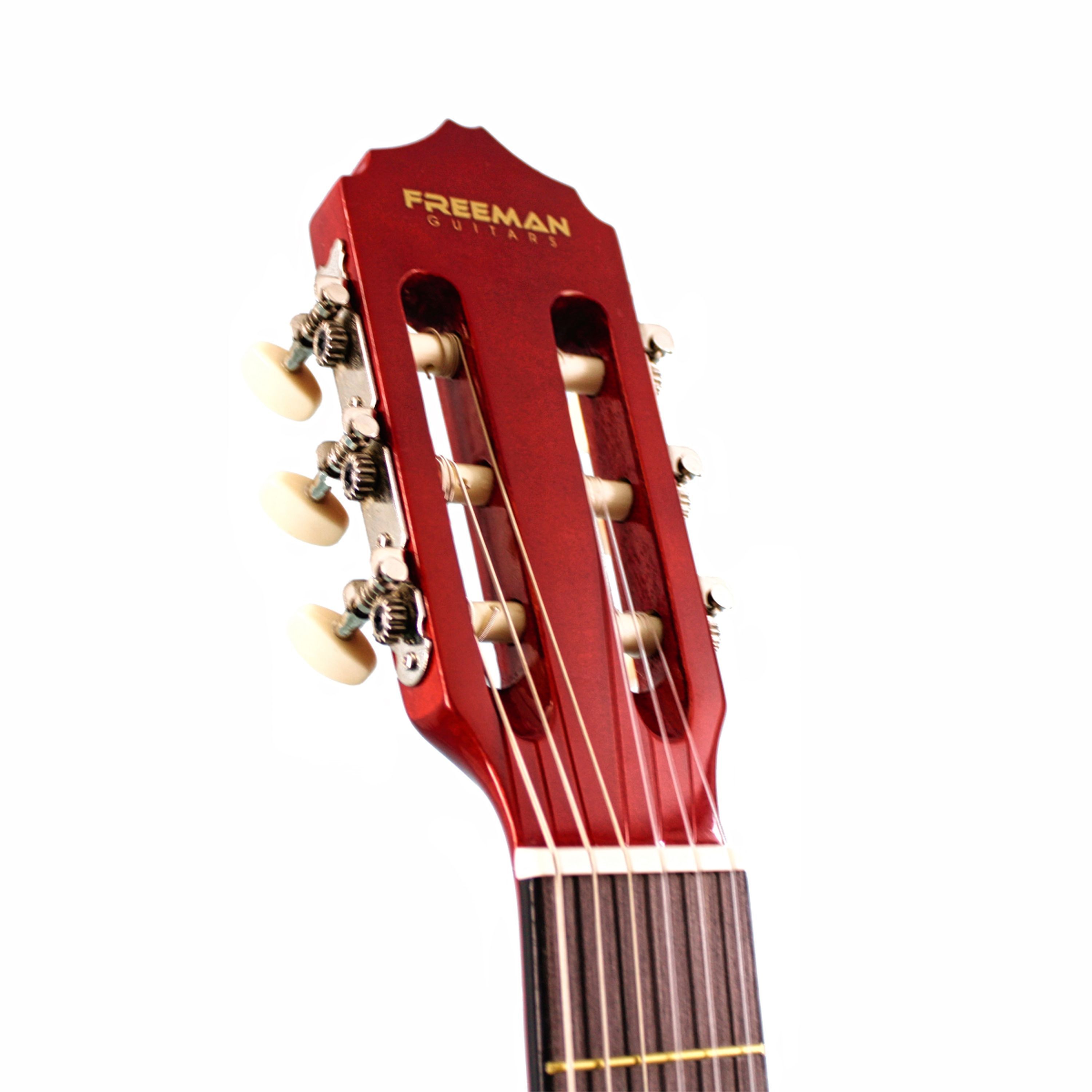Guitarra Electroacústica Freeman FR-CG44CEQ - Sunburst foto 4
