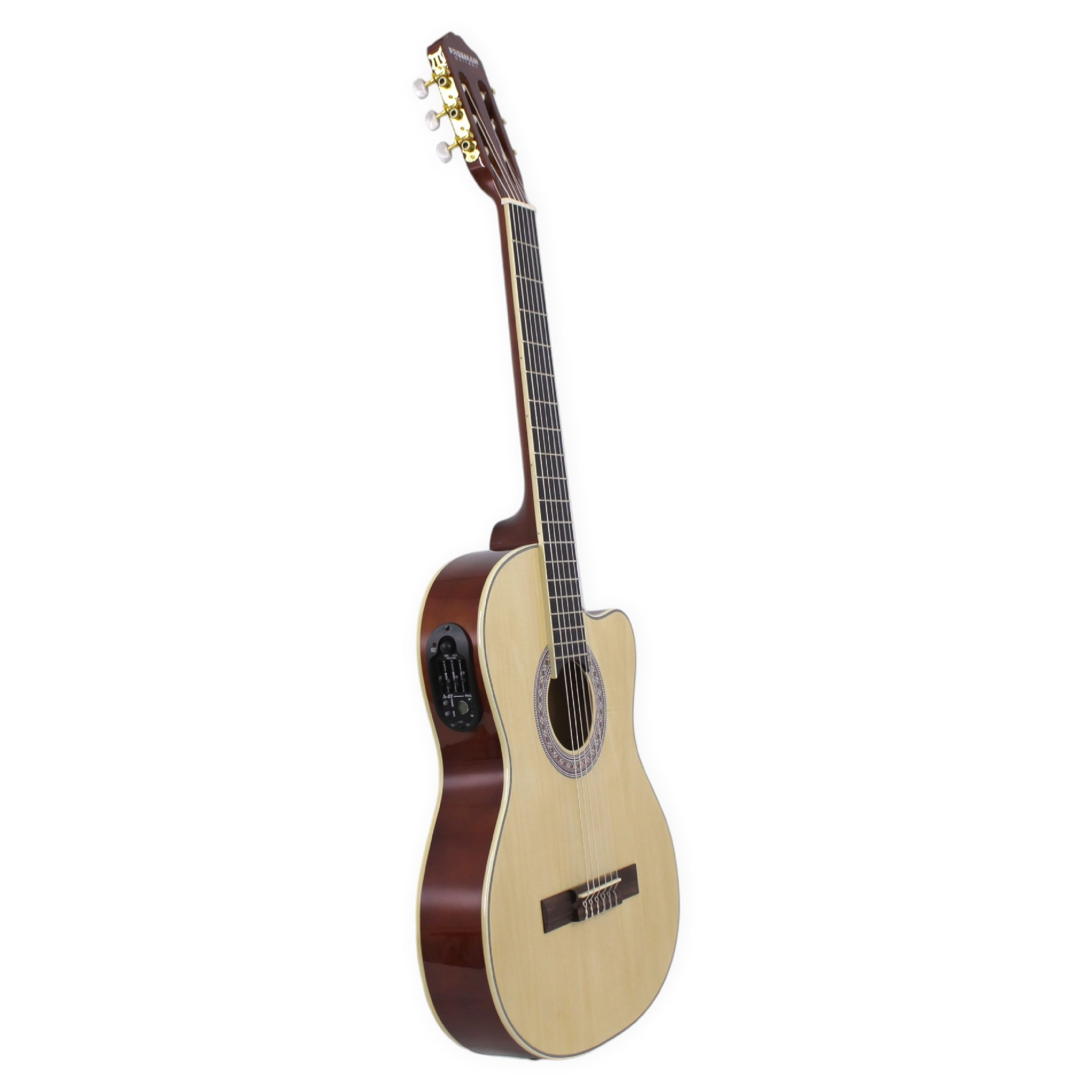 Guitarra Clásica Electroacústica Slim Freeman FRA95NCET - Natural foto 2