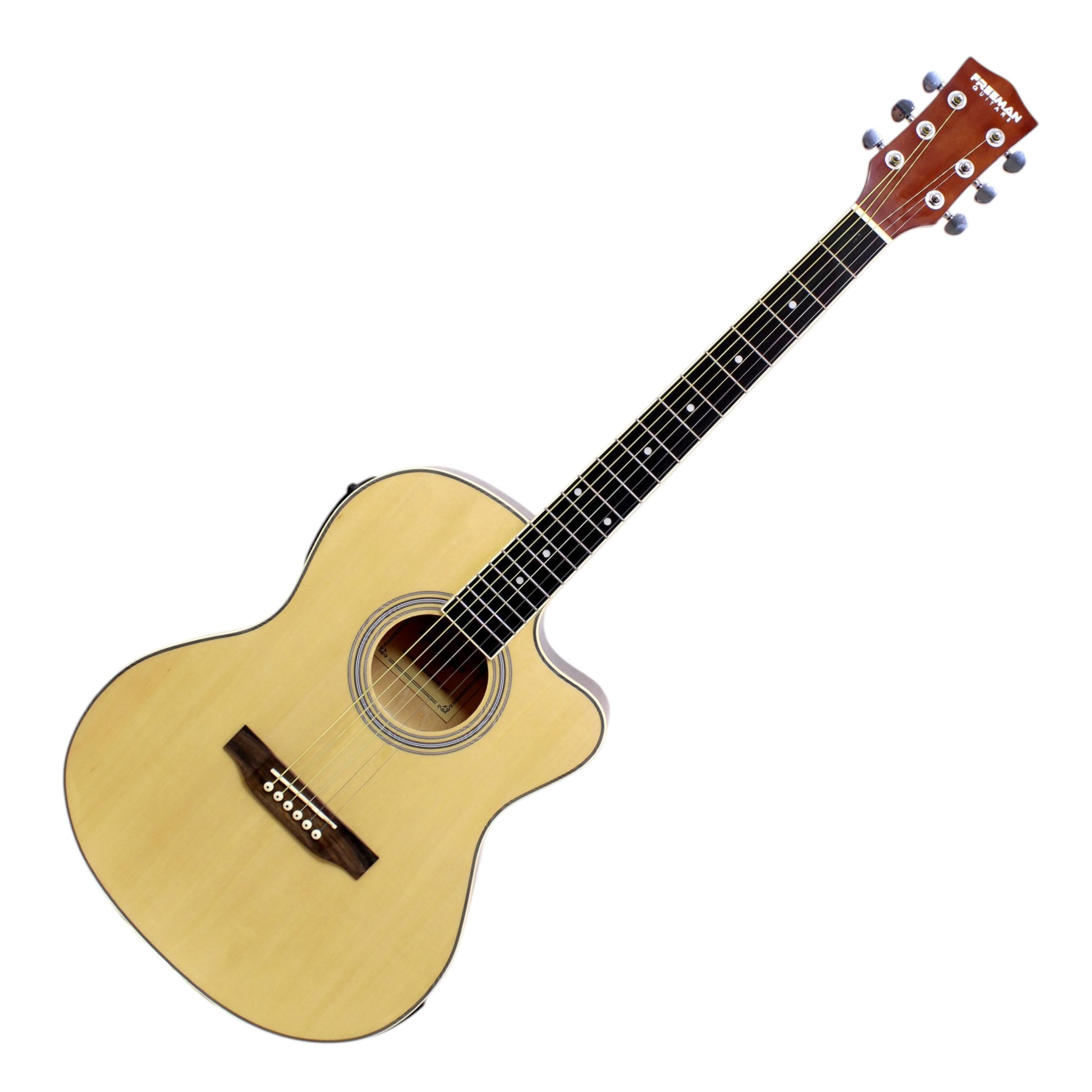 Guitarra Electroacústica Slim Freeman FRA95SCET - Natural