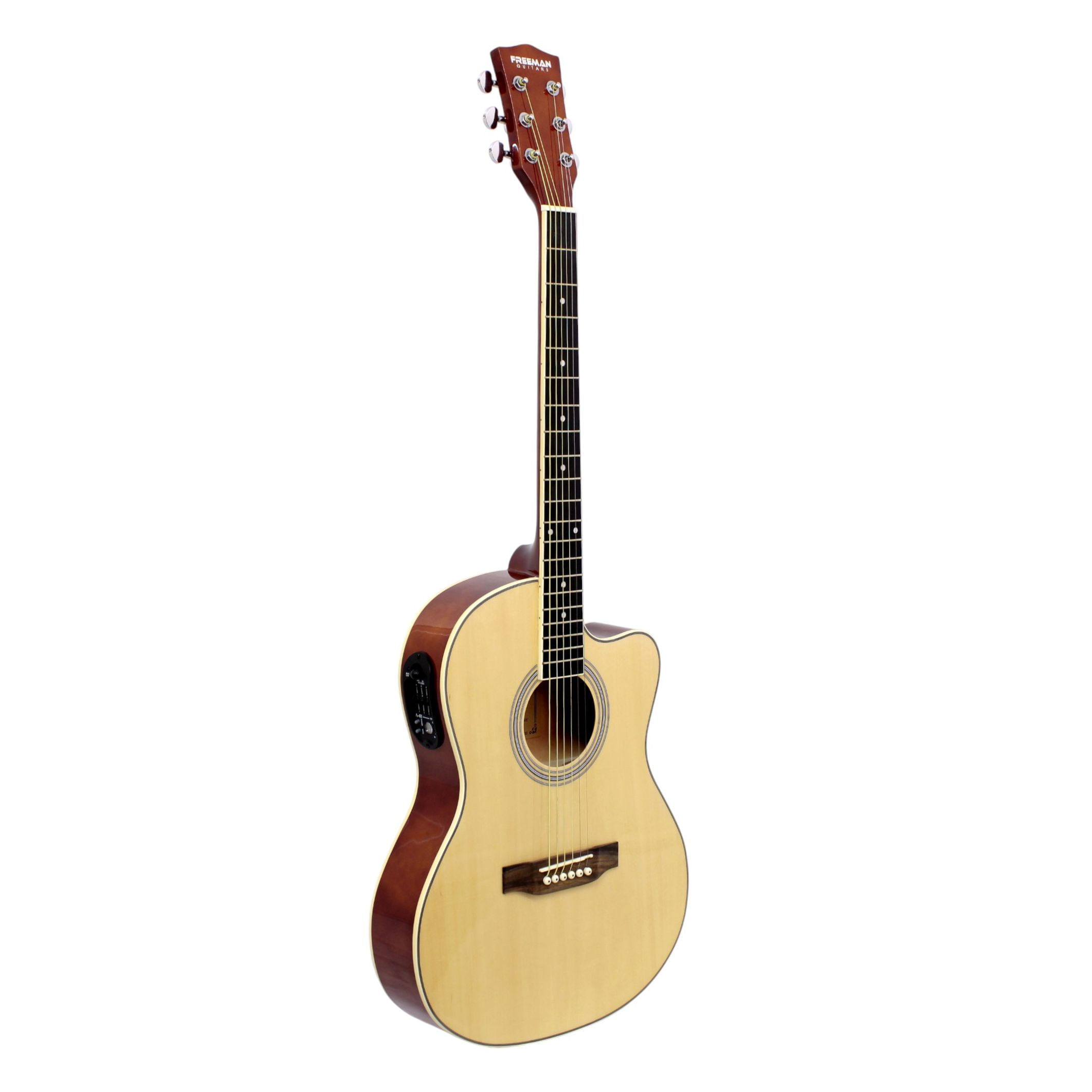Guitarra Electroacústica Slim Freeman FRA95SCET - Natural foto 2