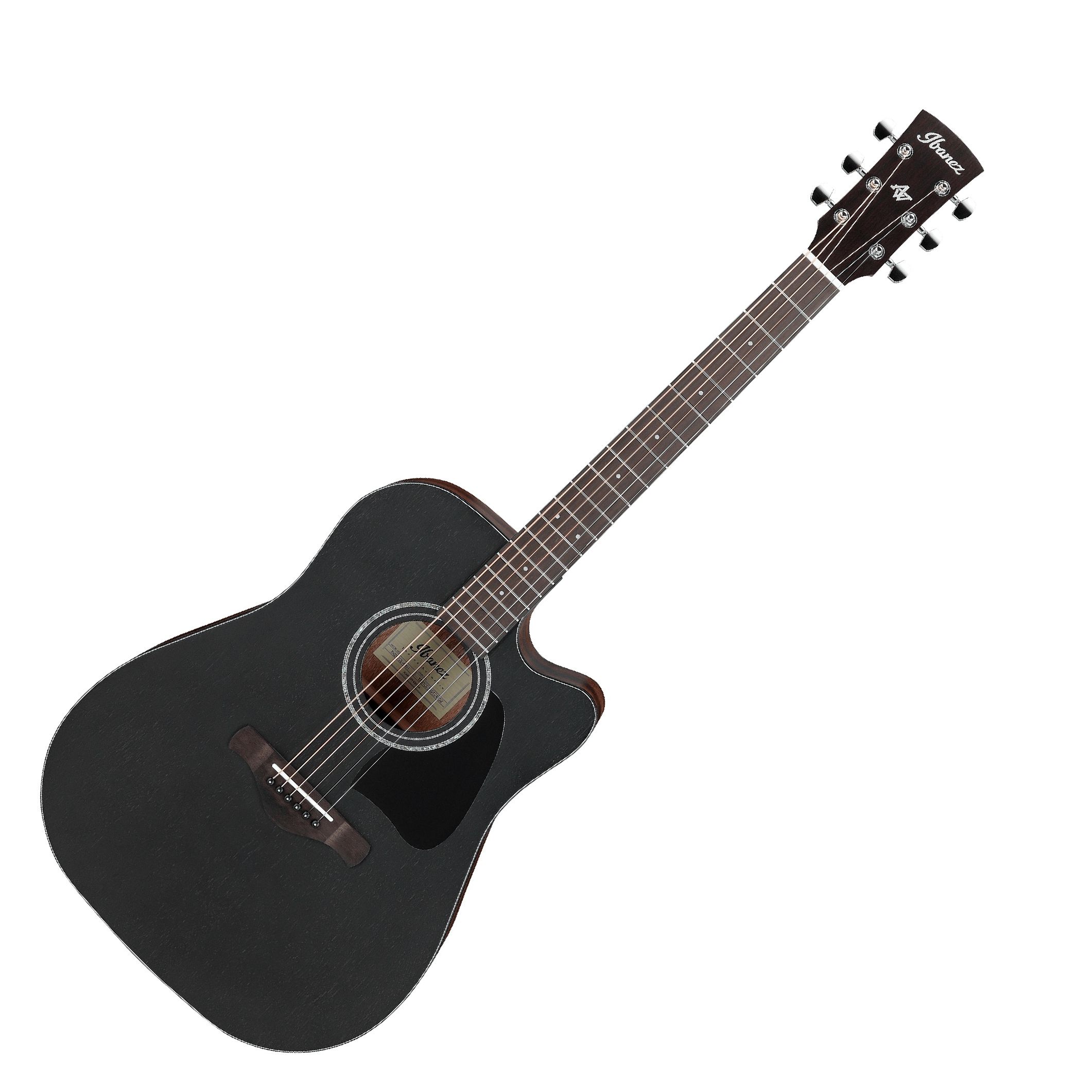 Guitarra electroacústica Ibanez  AW247CE - Weathered Black
