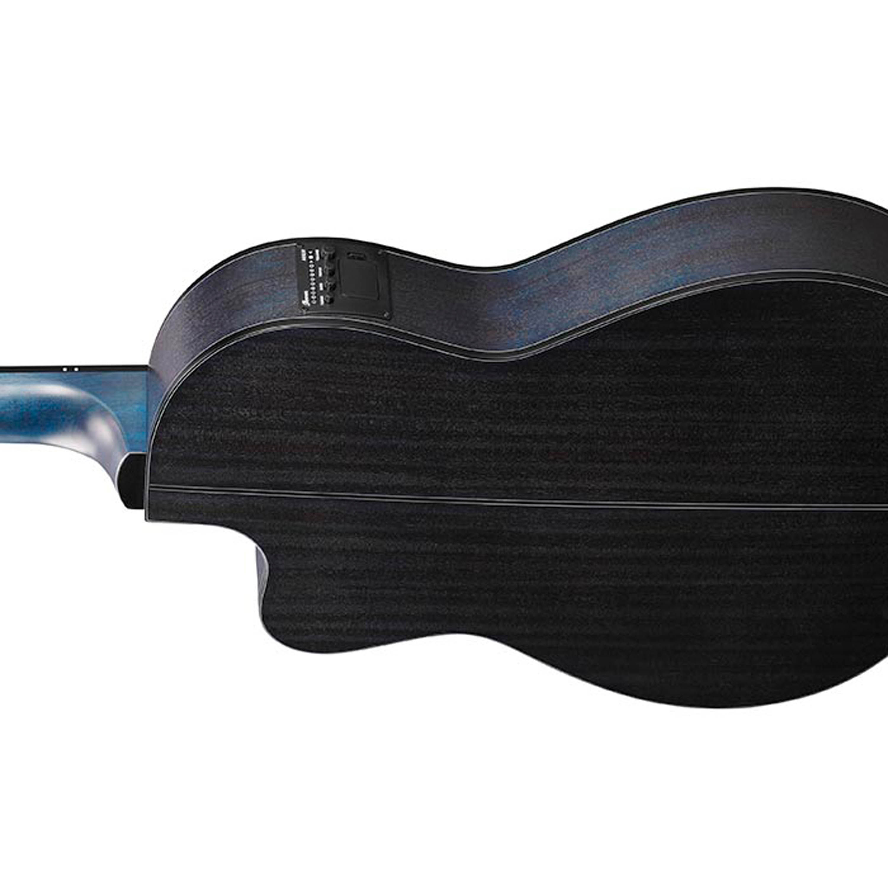 Guitarra electroacústica Ibanez Classical GA5FMTCE - Open Pore Blueberry foto 4