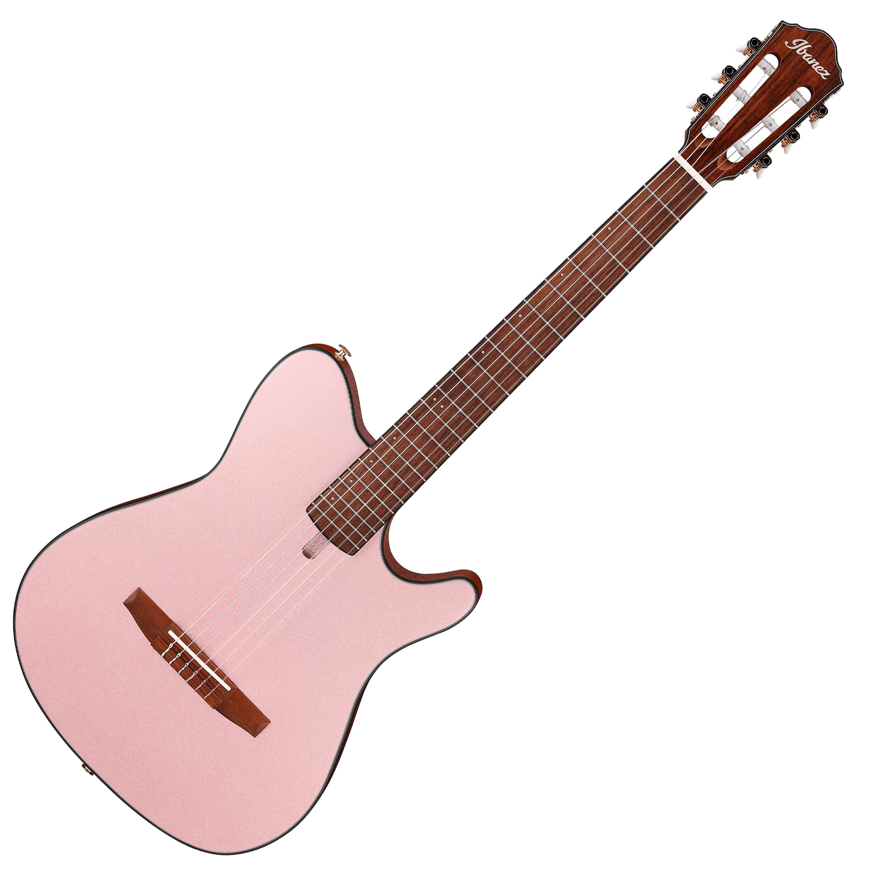 Guitarra electroacústica Ibanez FRH10N Thinline - Rose Gold Metallic Flat