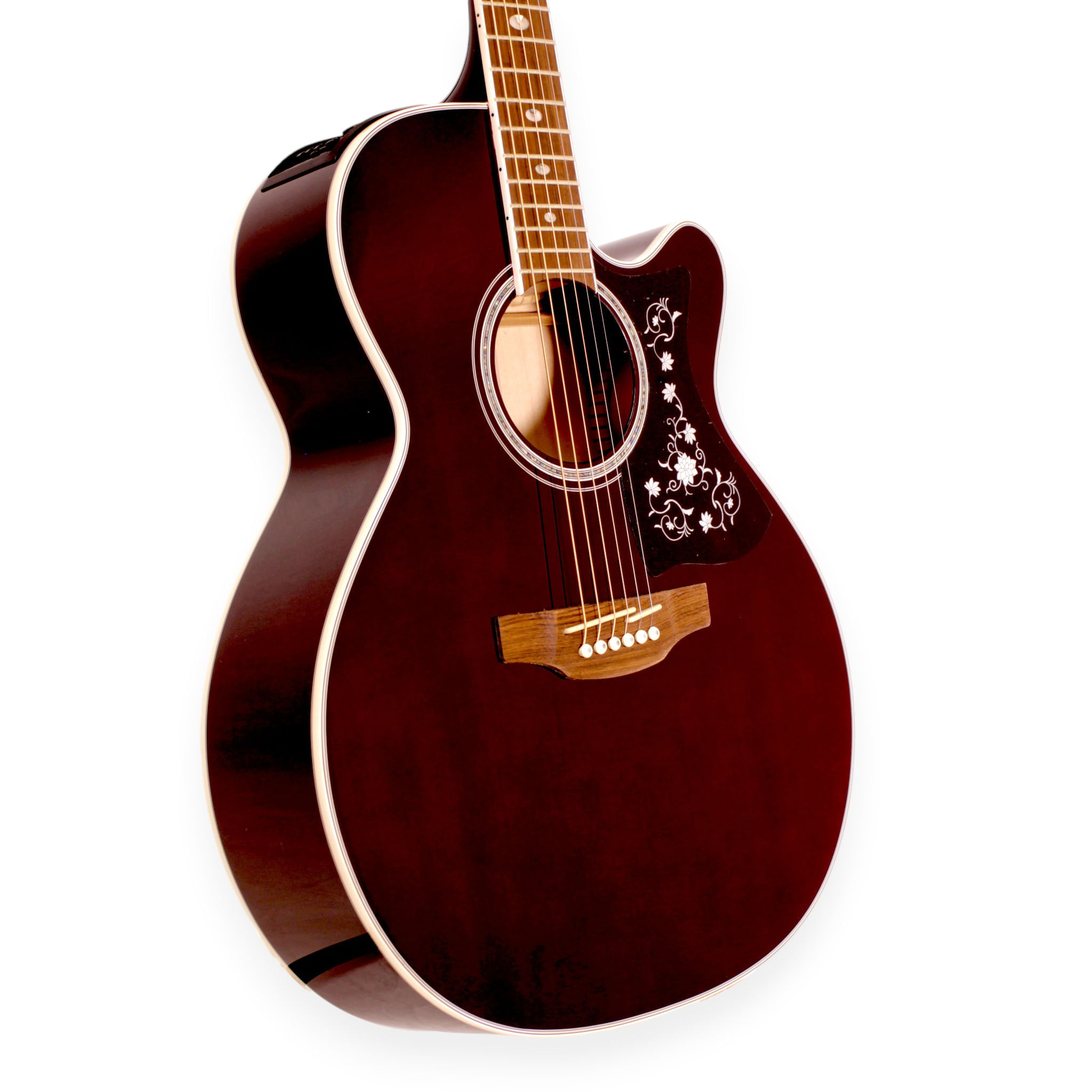 Guitarra electroacústica Takamine GN75CE - color wine red foto 5