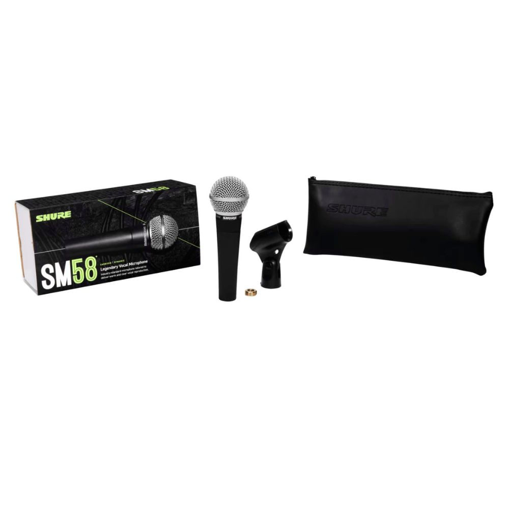 Micrófono dinámico vocal Shure SM58 con cable XLR foto 3