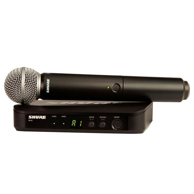Micrófono inalámbrico de mano Shure BLX24/SM58