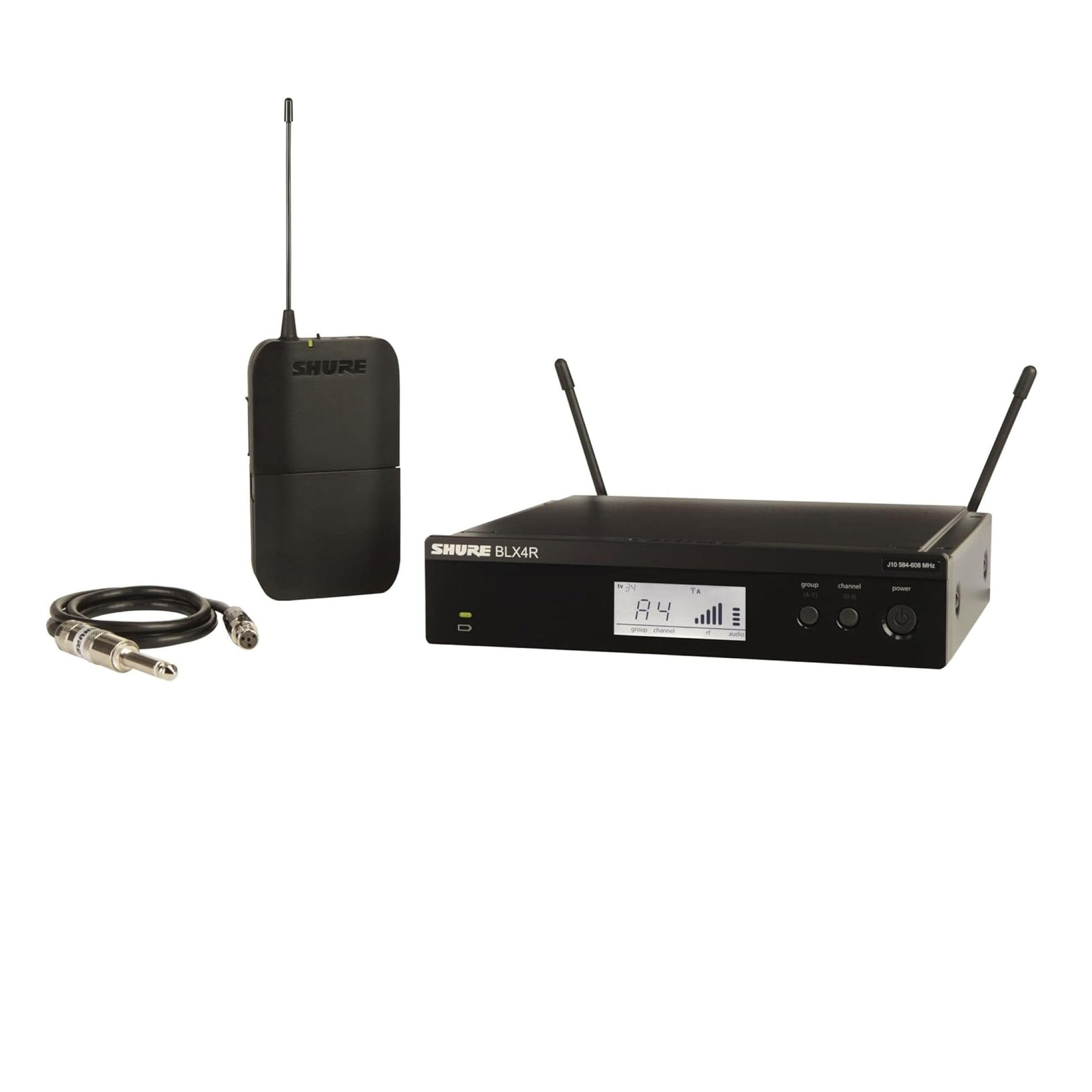 Micrófono inalámbrico para instrumento Shure 542-572 Mhz BLX14R-H10