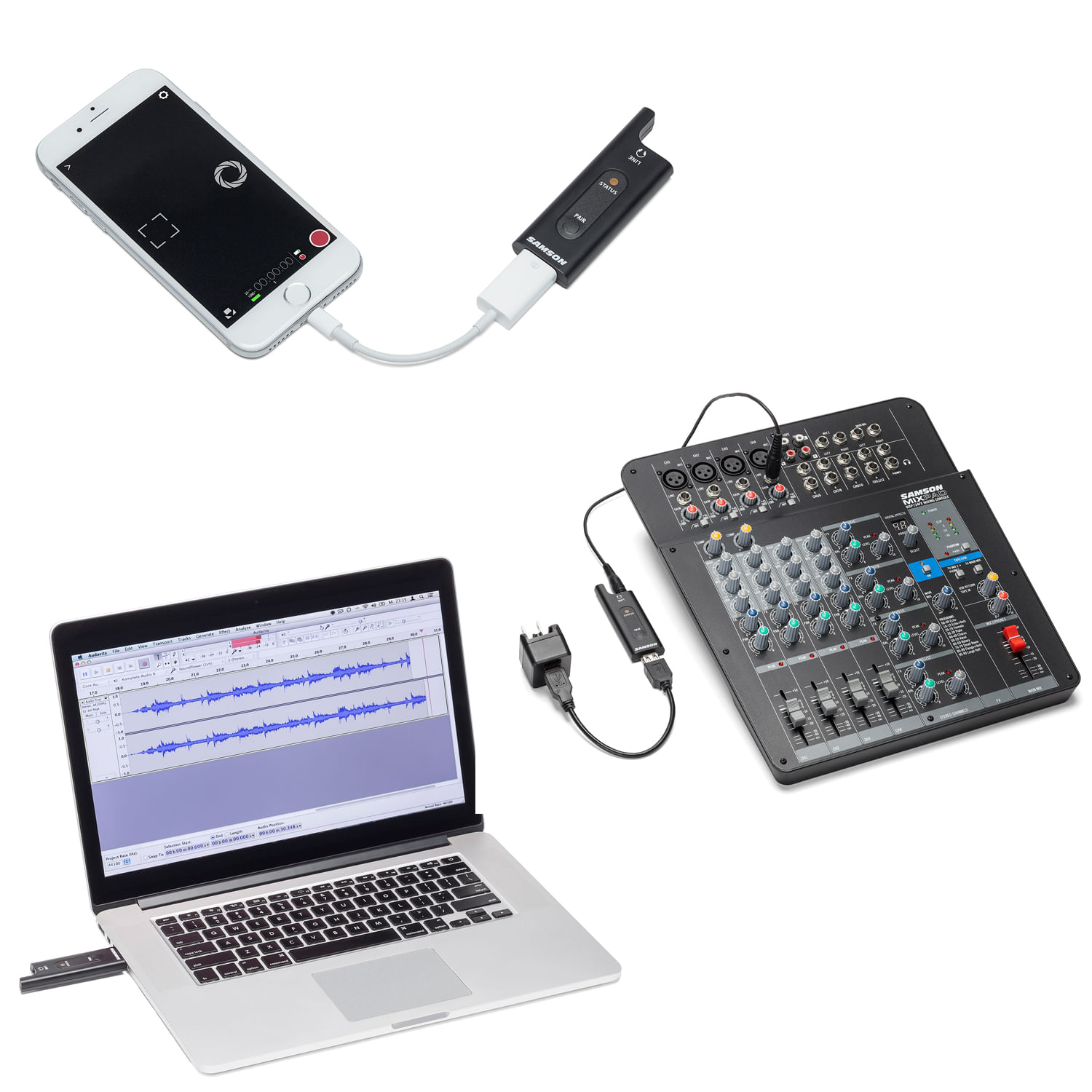 Micrófono Lavalier Con Receptor USB Samson XPD2BLM8 foto 4