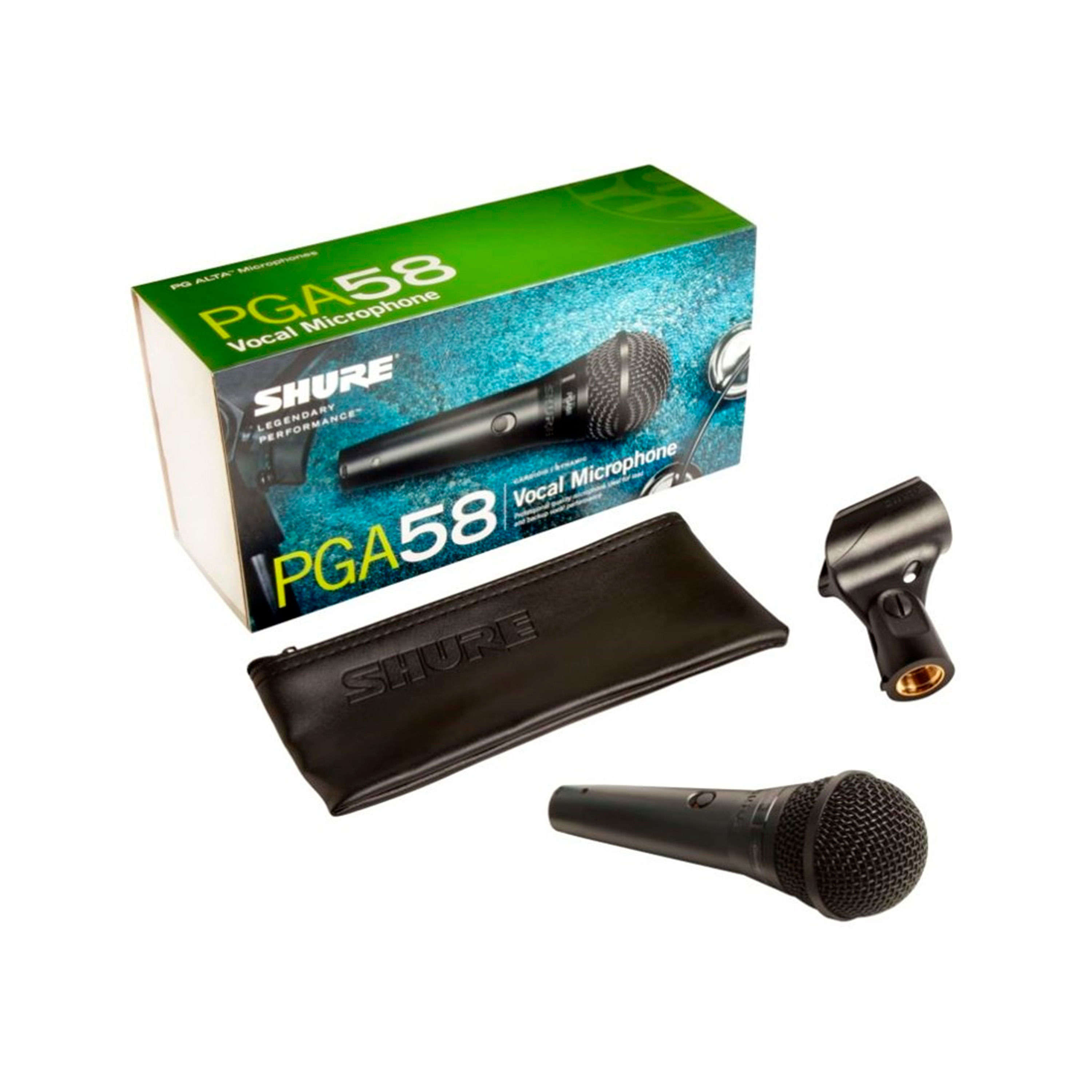 Micrófono Vocal Shure PGA58-LC - cardioide foto 2