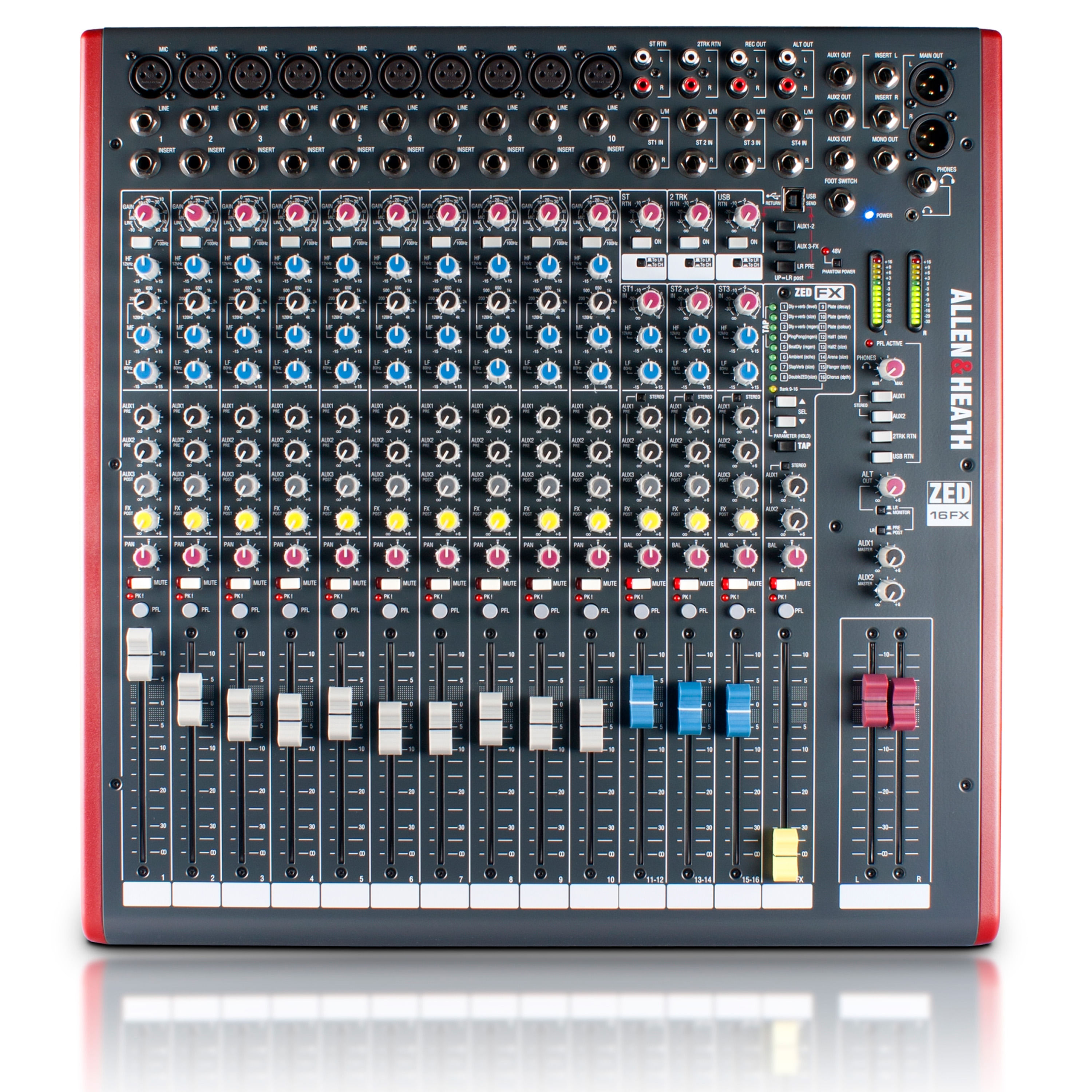 Mixer Allen & Heath ZED16FX USB con efectos foto 4