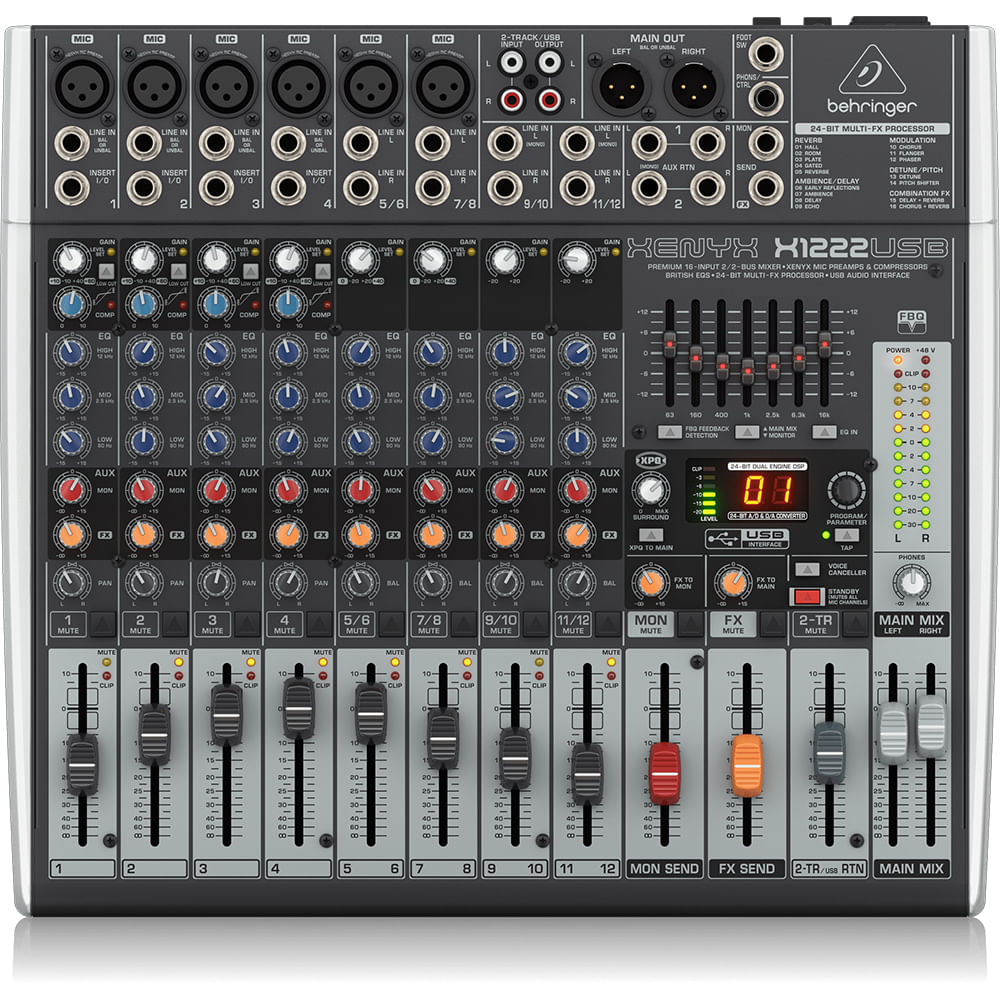 Mixer Análogo Behirnger XENYX X1222USB foto 2