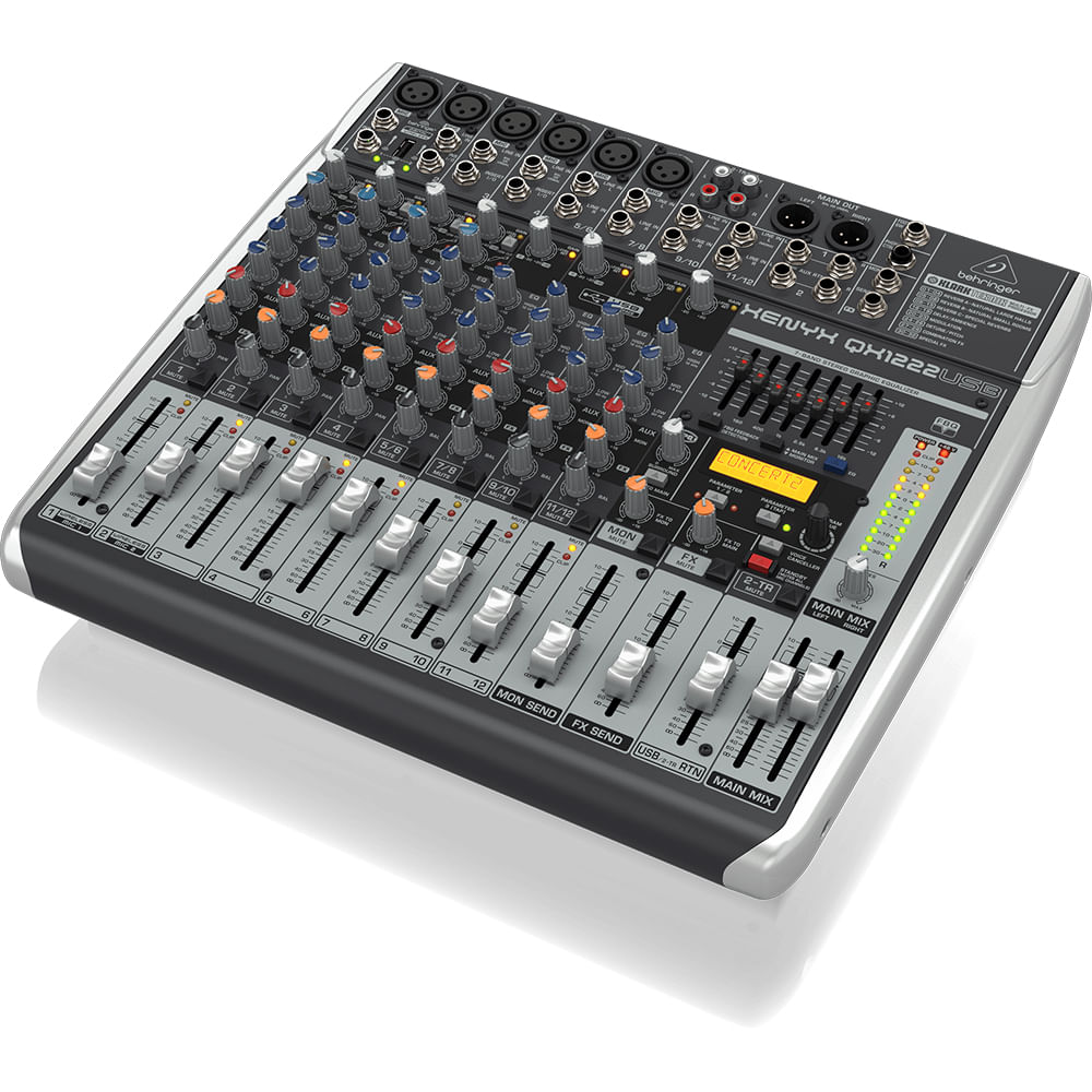 Mixer Análogo Con Efectos y USB Behringer XENYX QX1222USB foto 3