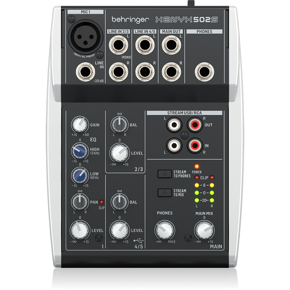 Mixer Análogo Con USB Behringer XENYX 502S
