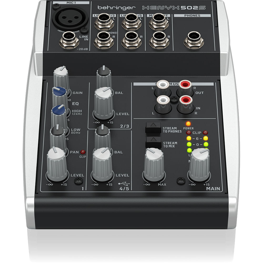Mixer Análogo Con USB Behringer XENYX 502S foto 2