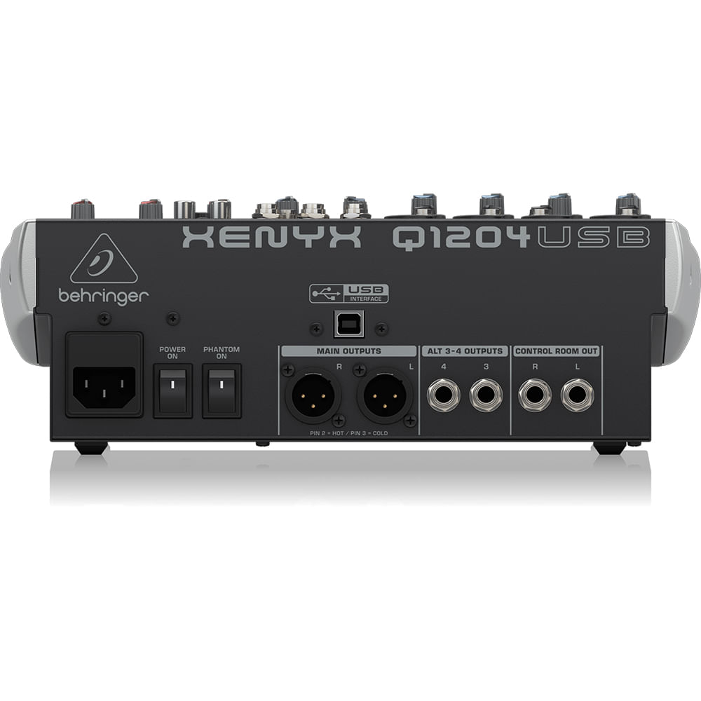Mixer Análogo Con USB Behringer XENYX Q1204USB foto 5