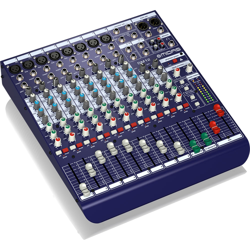 Mixer Análogo MIDAS DM12 - 12 CH