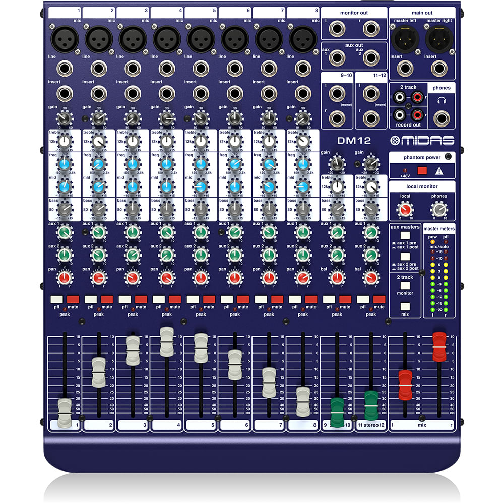 Mixer Análogo MIDAS DM12 - 12 CH foto 4