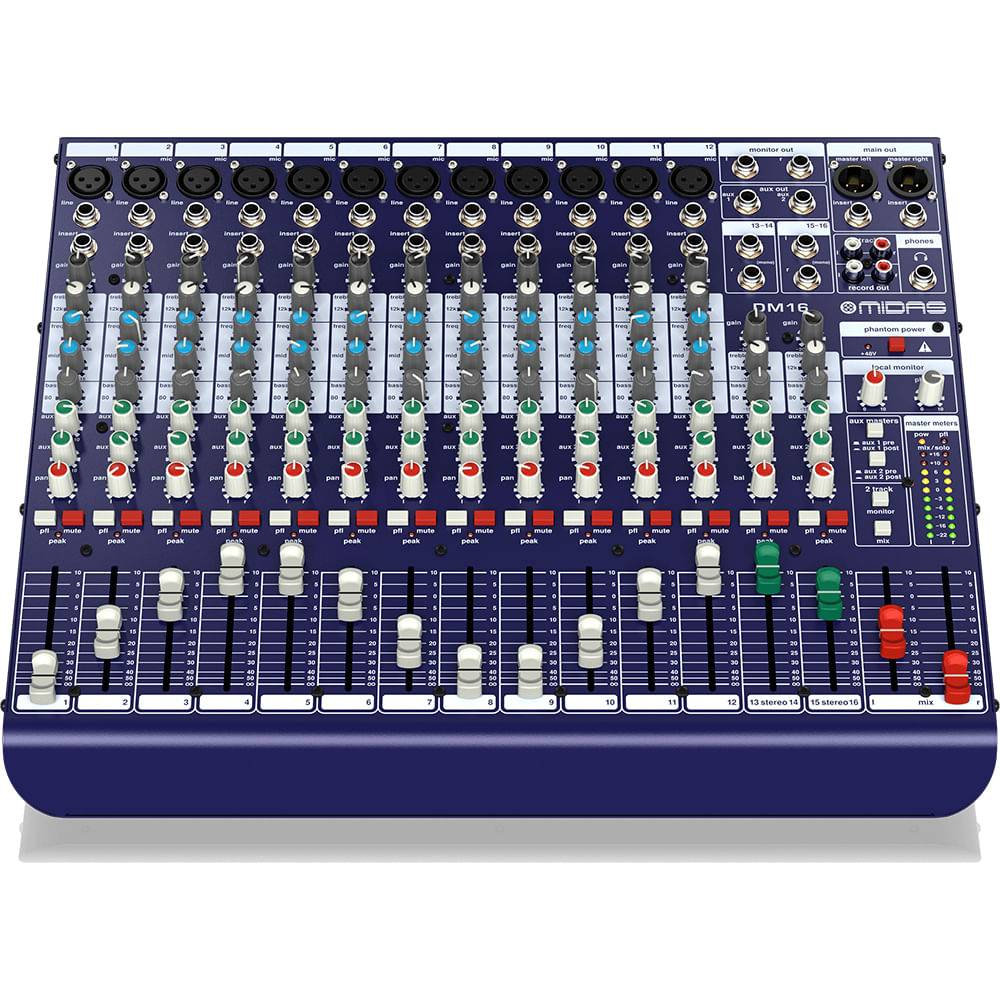 Mixer Análogo MIDAS DM16 - 16 CH foto 5