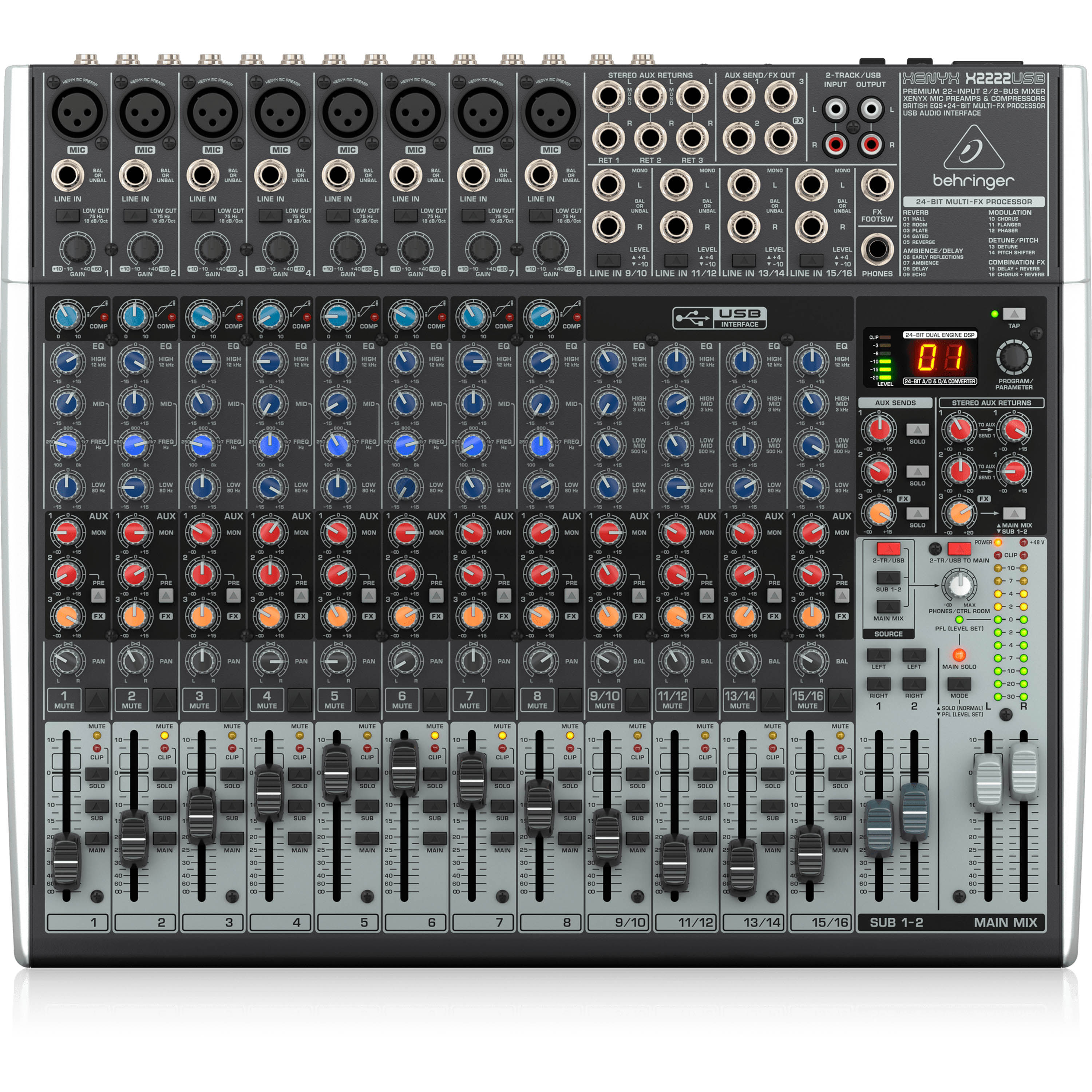 Mixer Behringer X2222USB