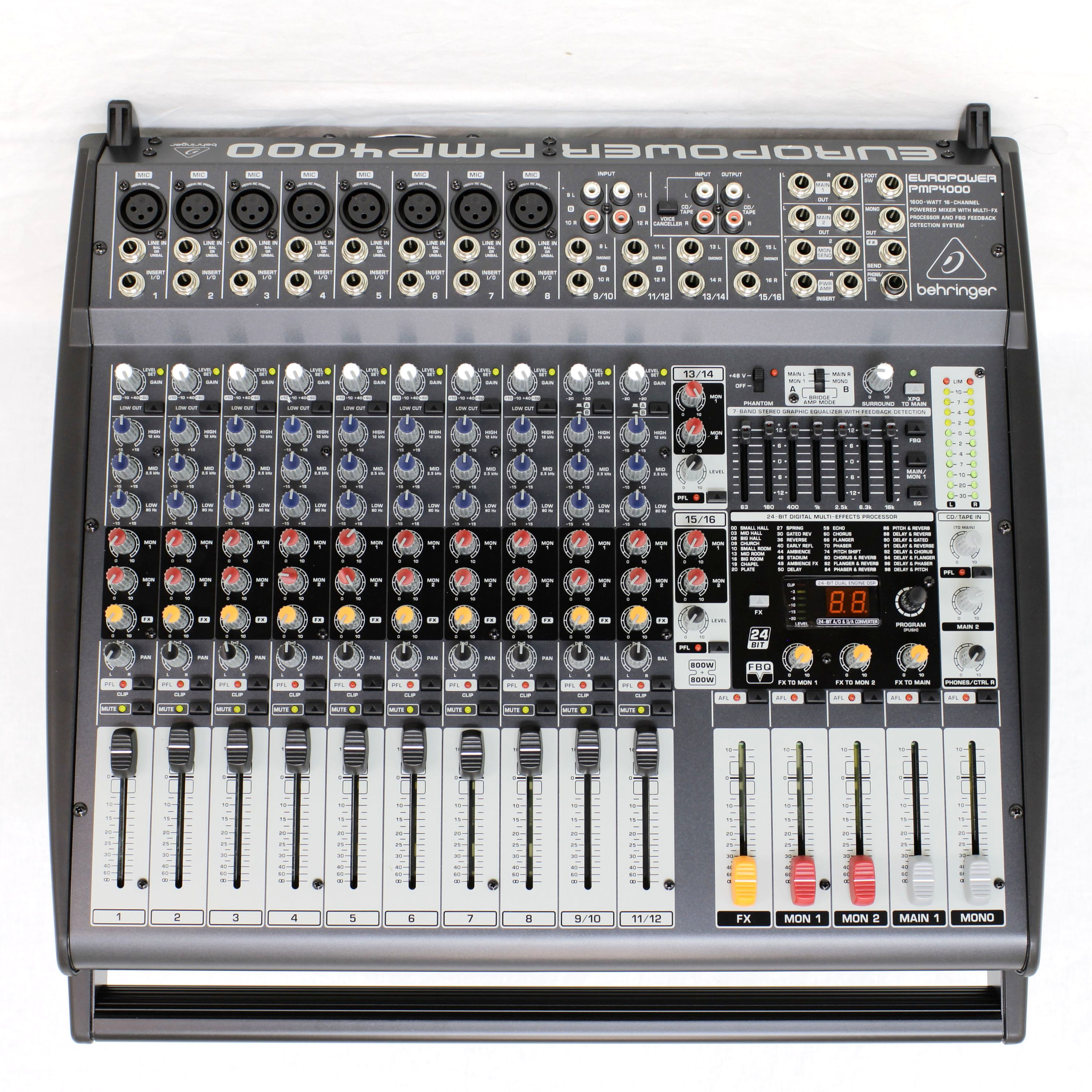 Mixer con power Behringer PMP4000 de 1600W OPENBOX