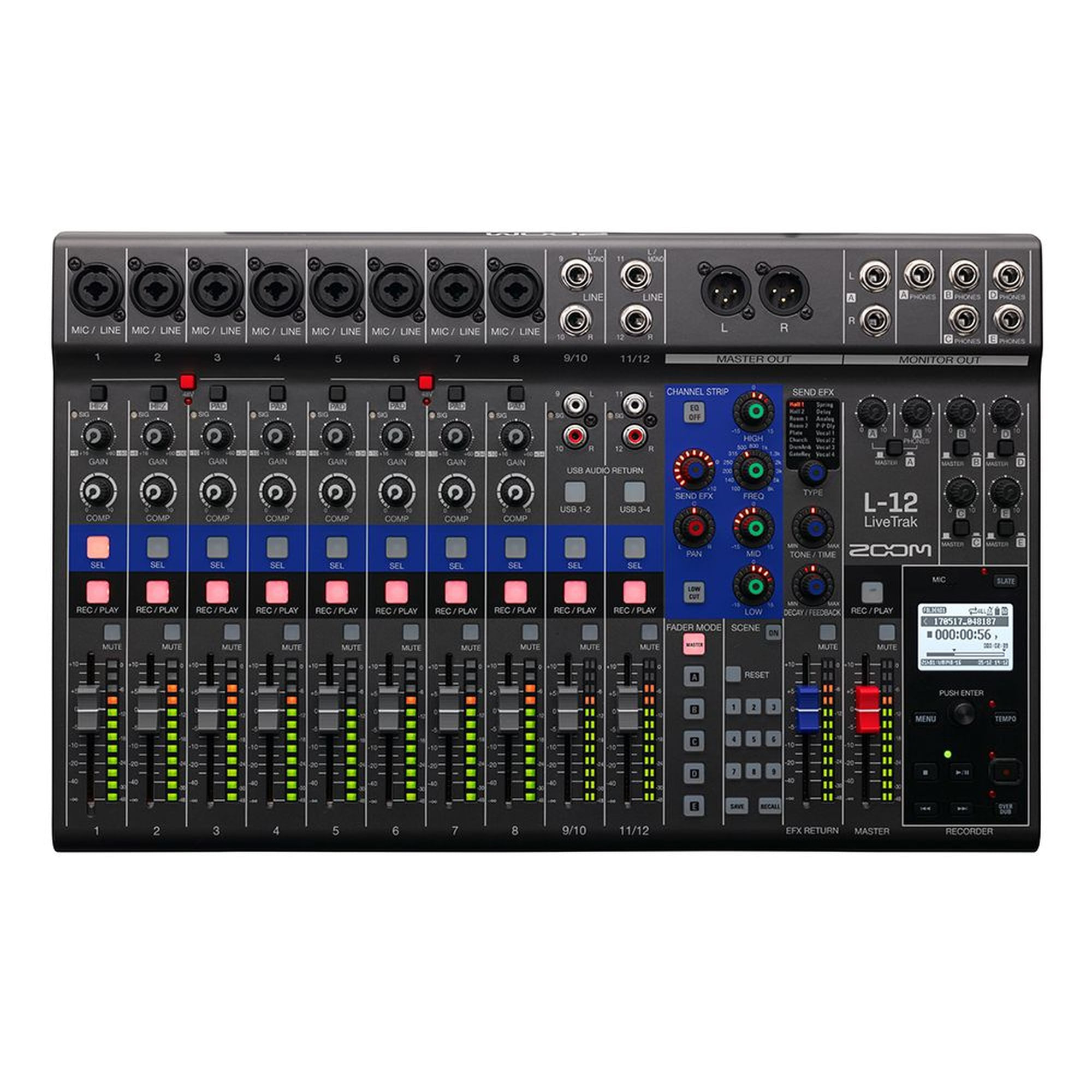 Mixer digital Zoom Livetrack L-12