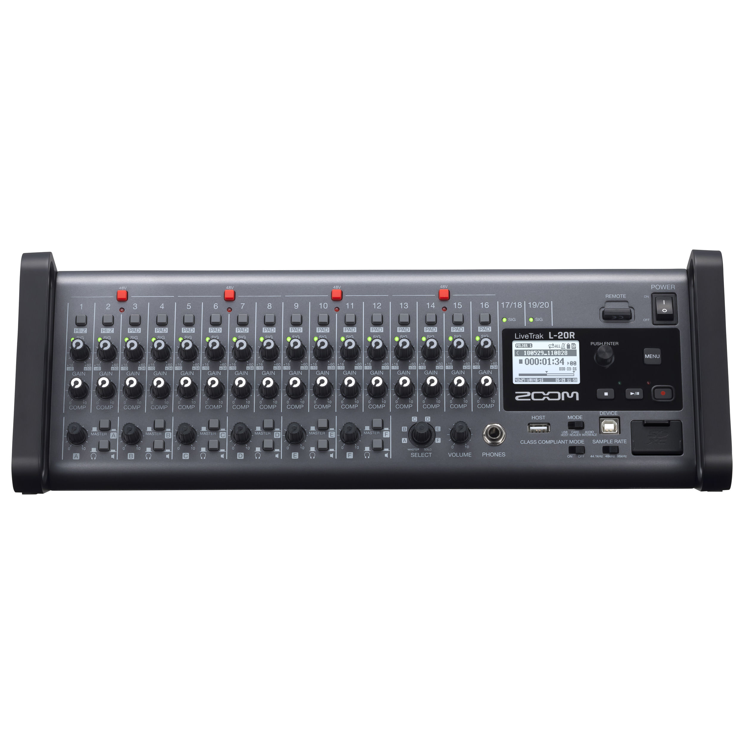 Mixer digital Zoom Livetrack L-20R foto 2